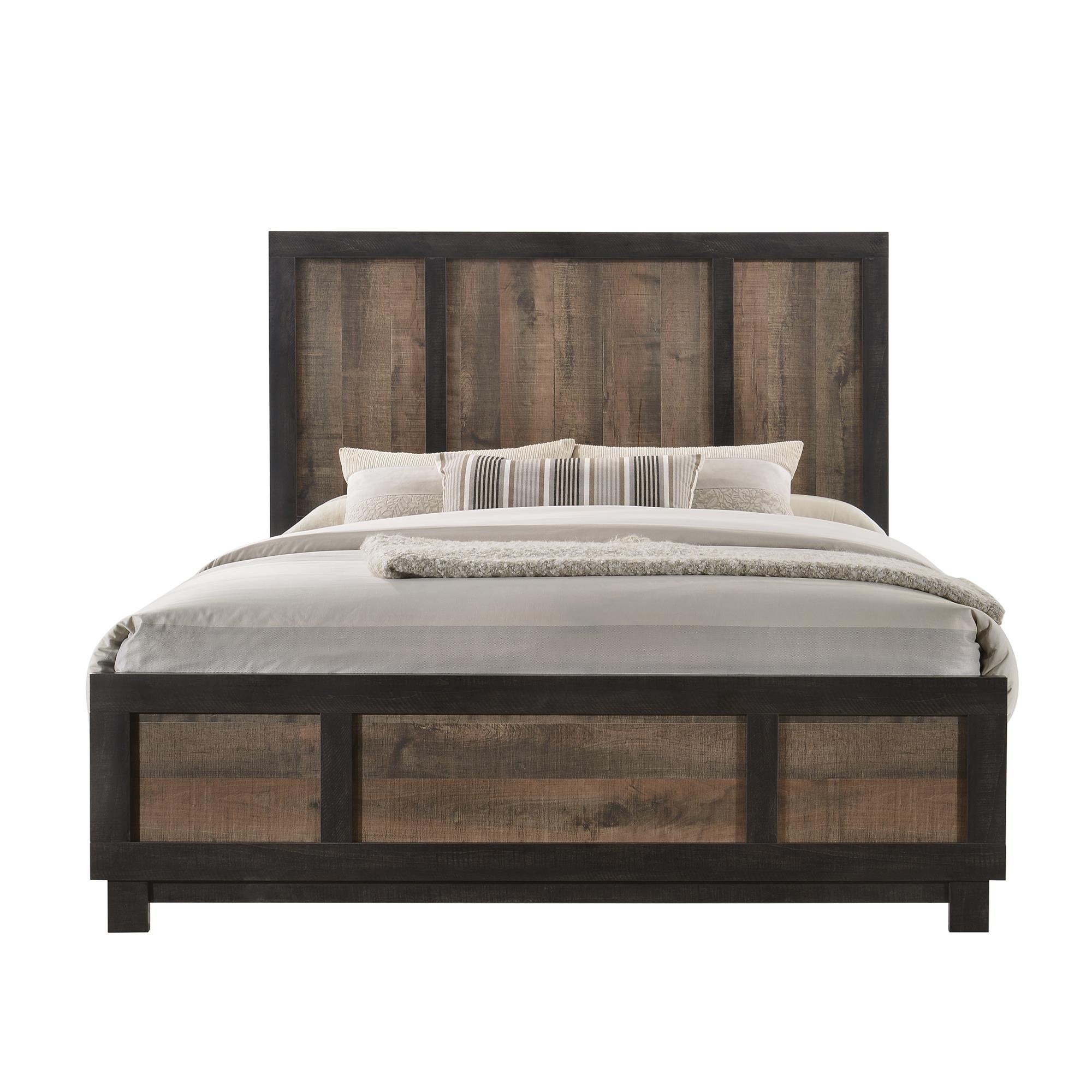 Elements International Harlington HG100QB Queen Panel Bed - Image 2