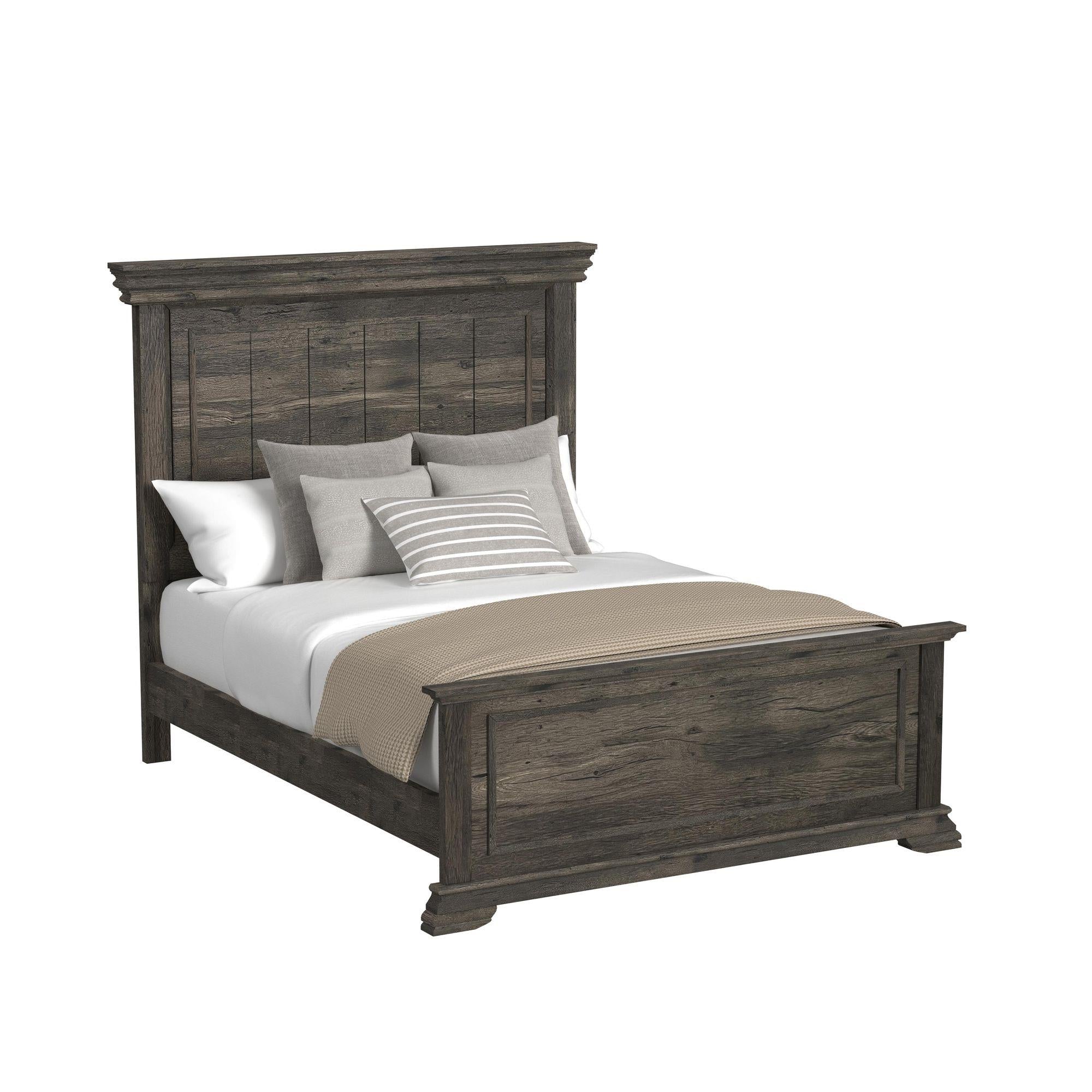 Elements International Park Ridge B-13130-8-QB Queen Panel Bed - Image 1