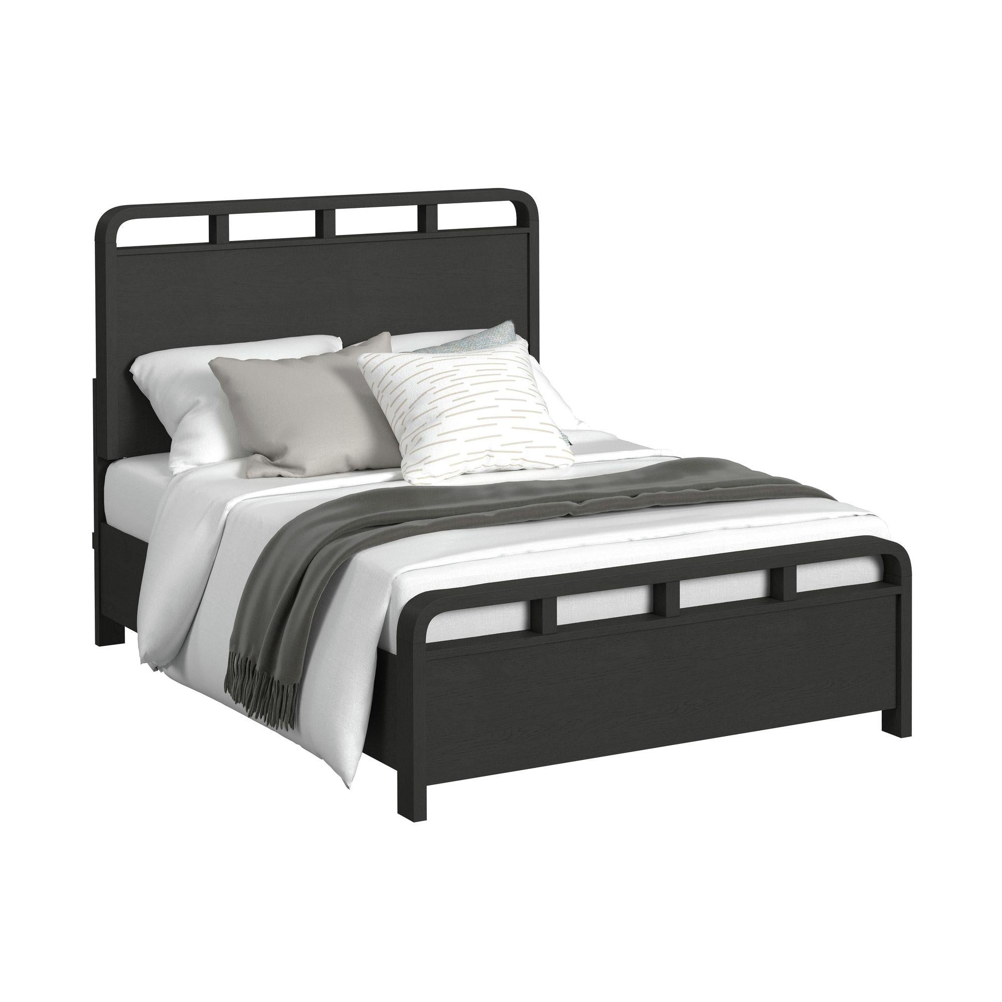 Elements International Ridgemont B-14440-8W-QB Queen Panel Bed - Image 1