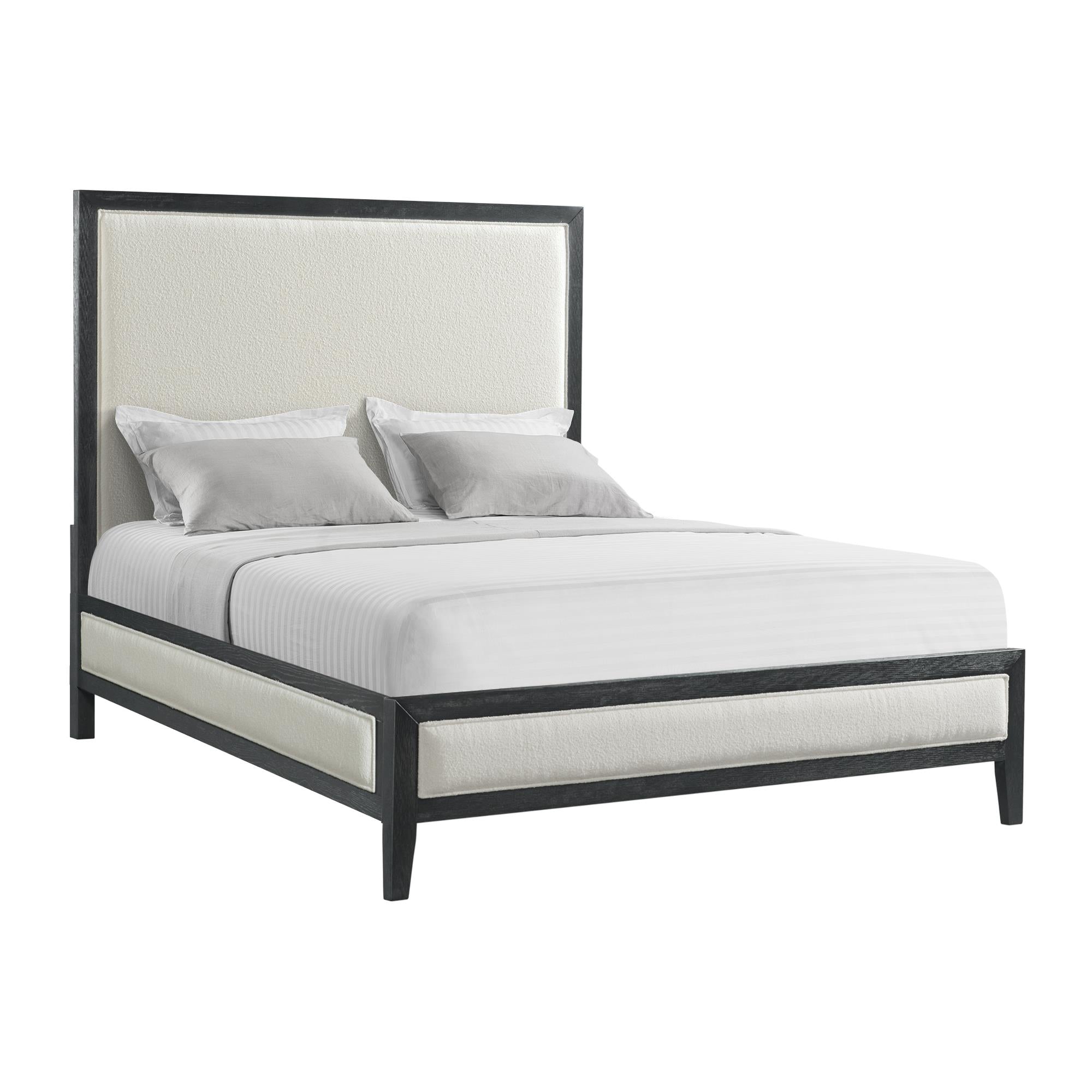 Elements International Versailles Contemporary B-3690-8W-QB1 Queen Panel Bed - Image 1