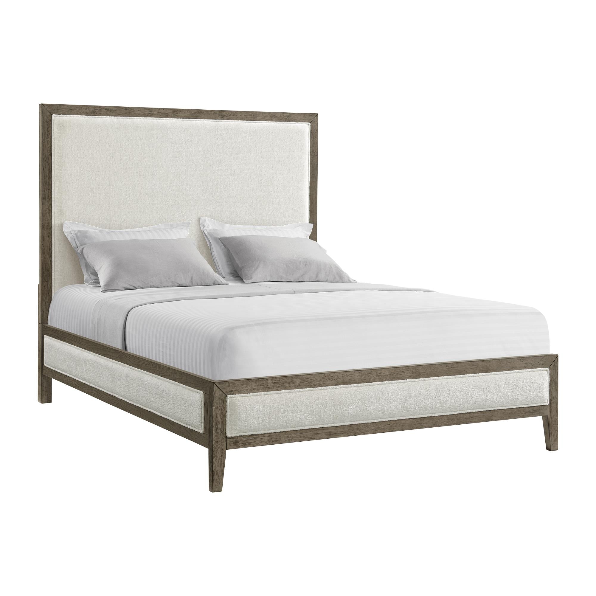 Elements International Versailles Contemporary B-3690-3W-QB1 Queen Panel Bed - Image 1