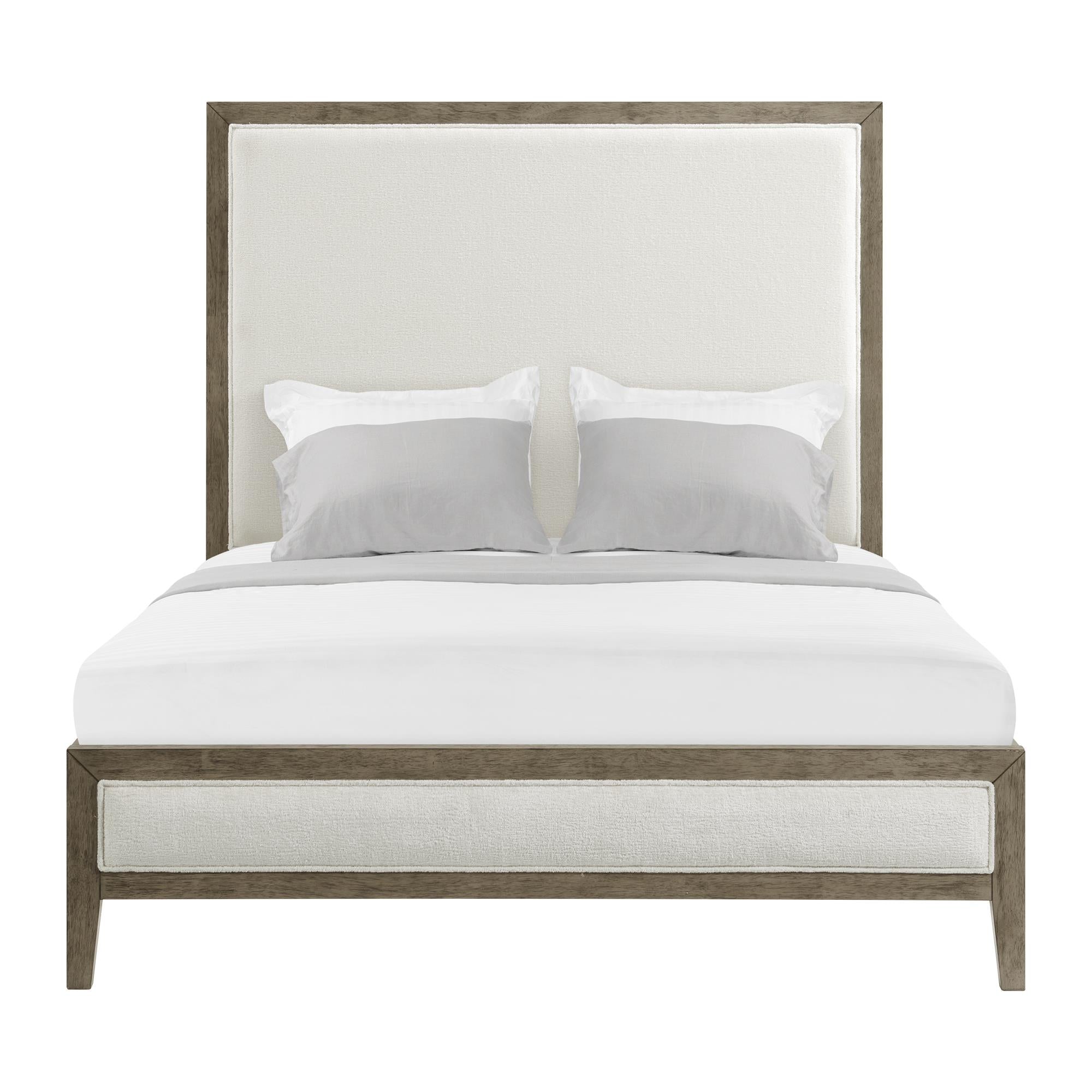 Elements International Versailles Contemporary B-3690-3W-QB1 Queen Panel Bed - Image 2