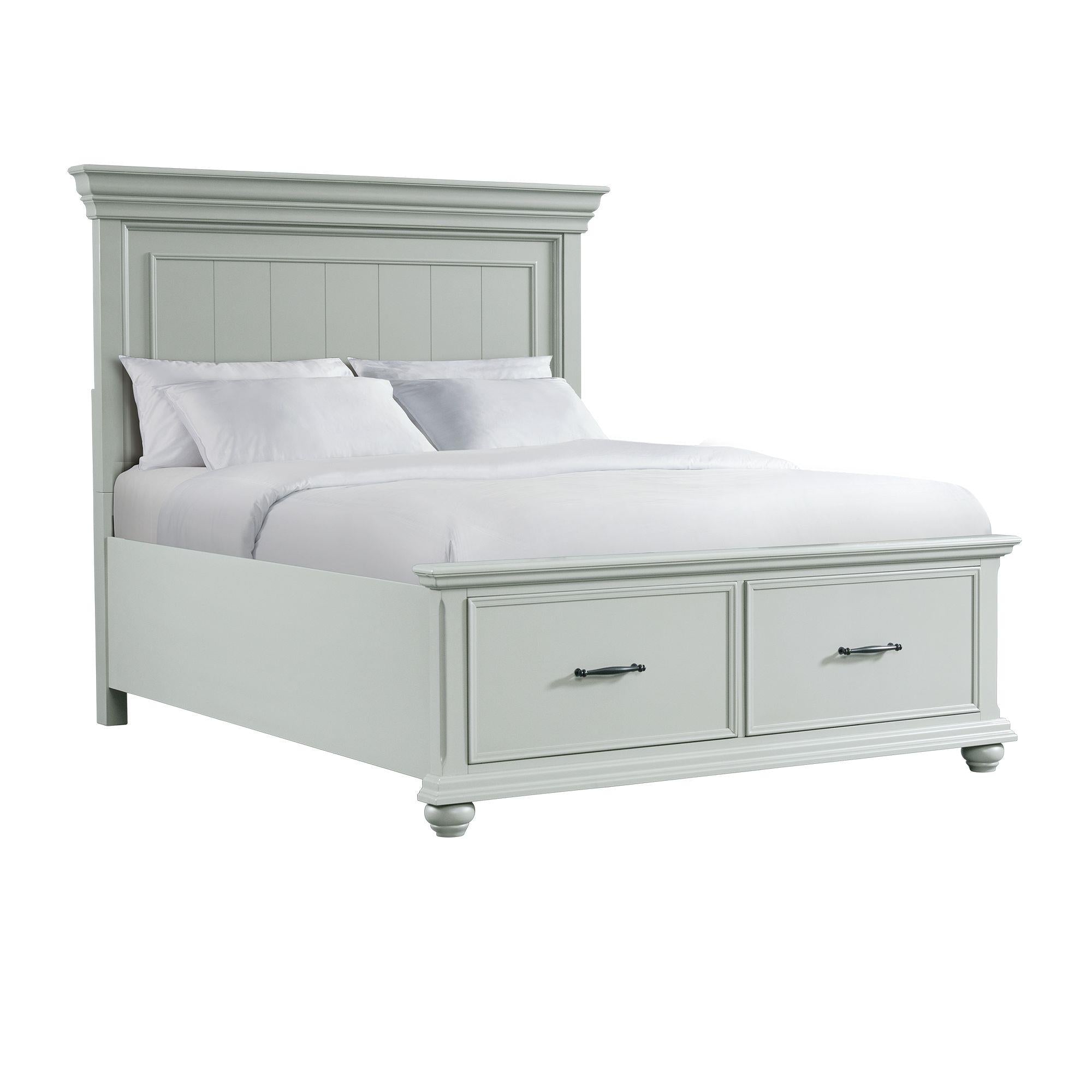 Elements International Slater SR350QB Queen Platform Storage Bed - Image 1
