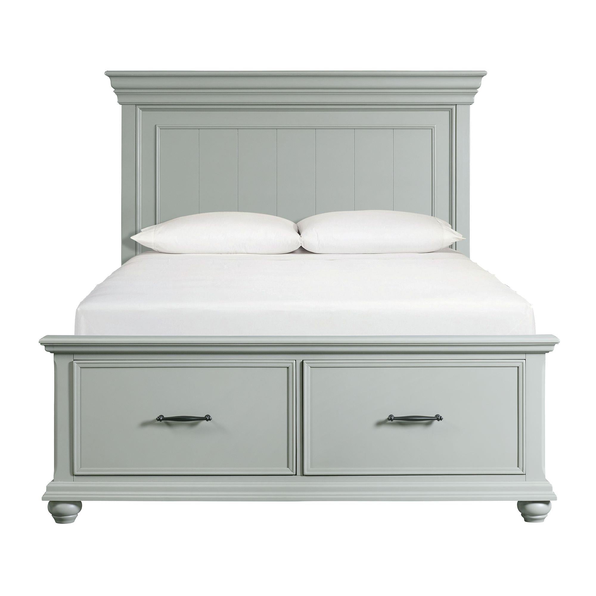Elements International Slater SR350QB Queen Platform Storage Bed - Image 2