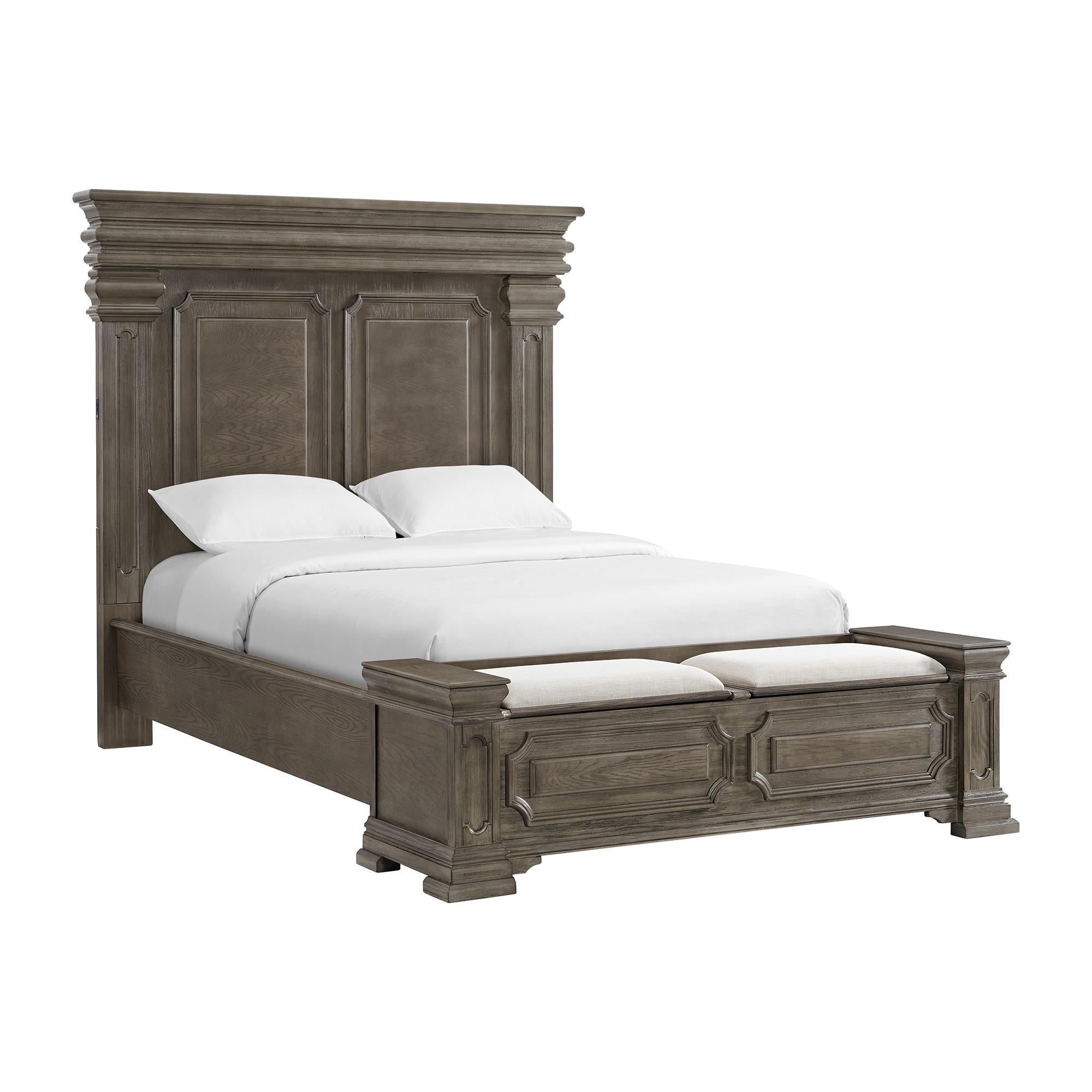 Elements International Kings Court B.10315.QSB Queen Storage Bed - Image 1