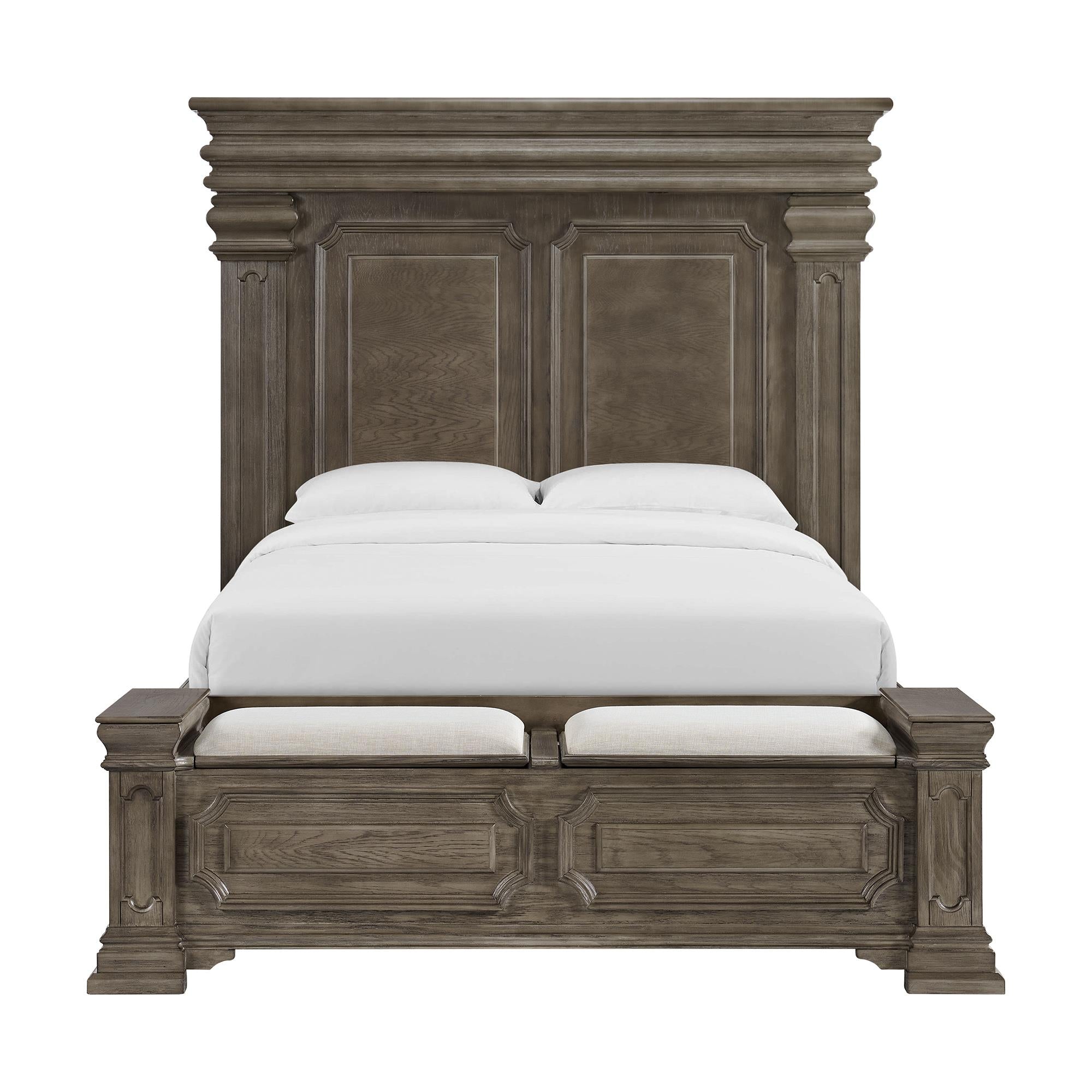 Elements International Kings Court B.10315.QSB Queen Storage Bed - Image 2
