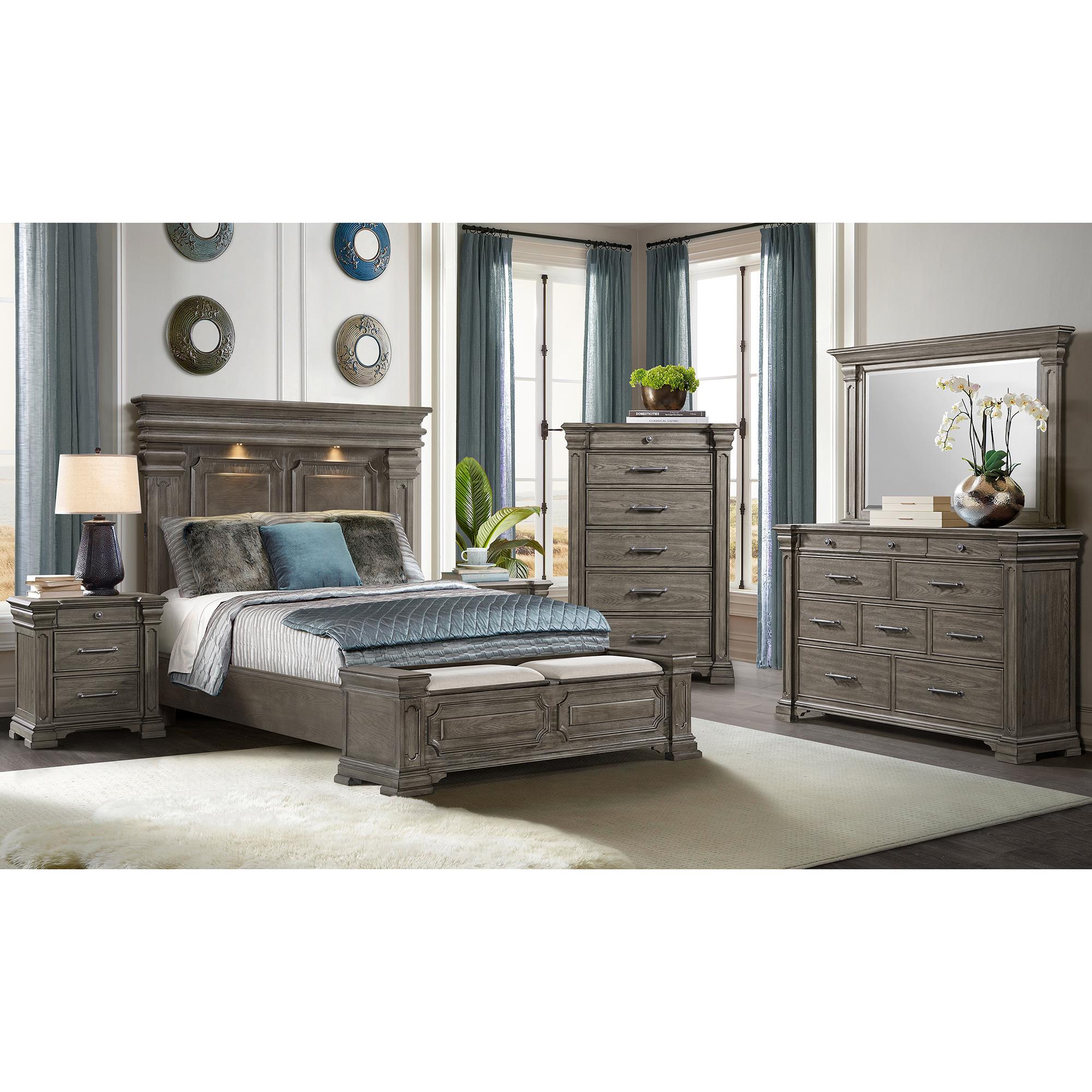 Elements International Kings Court B.10315.QSB Queen Storage Bed - Image 3