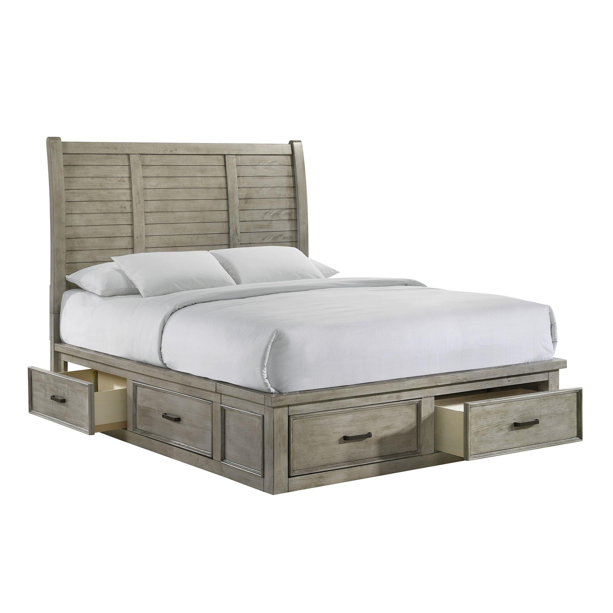Elements International Sullivan SV300QB Queen Storage Bed - Image 2
