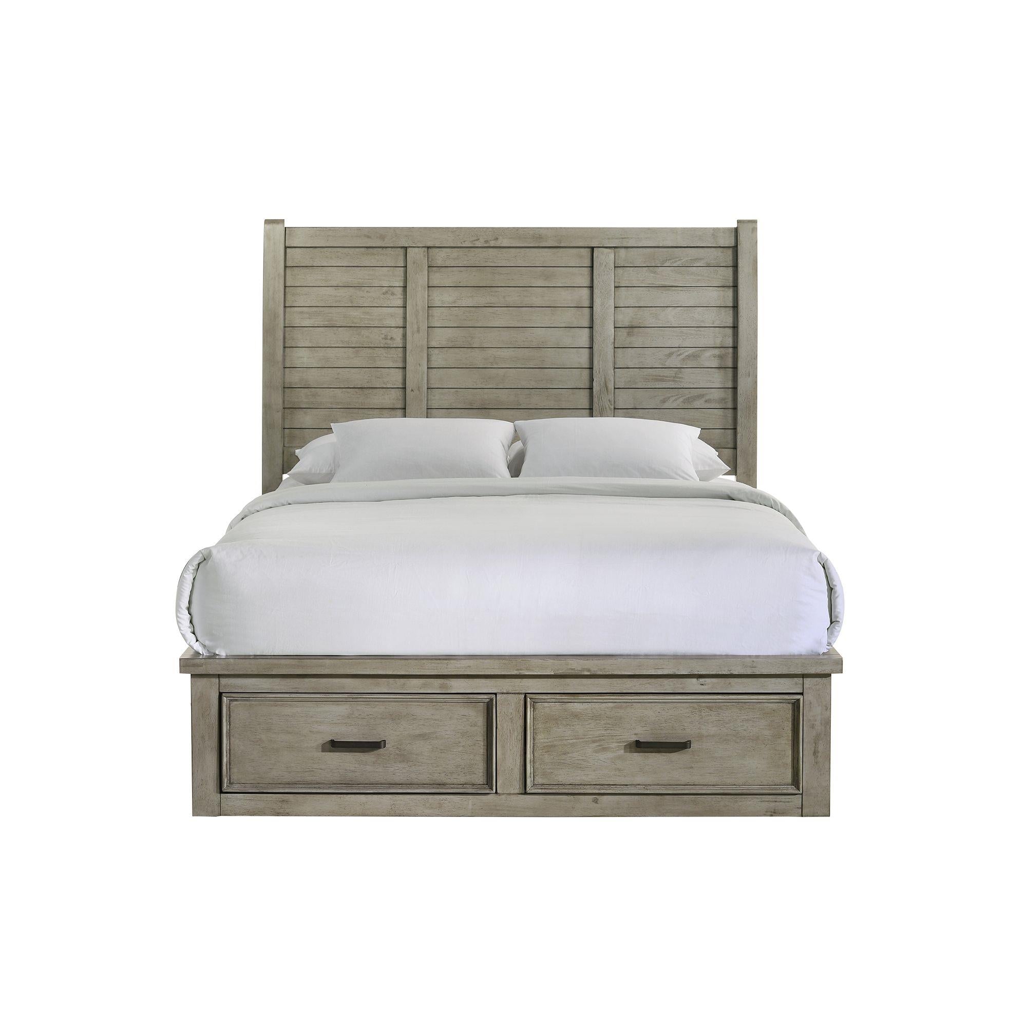 Elements International Sullivan SV300QB Queen Storage Bed - Image 3