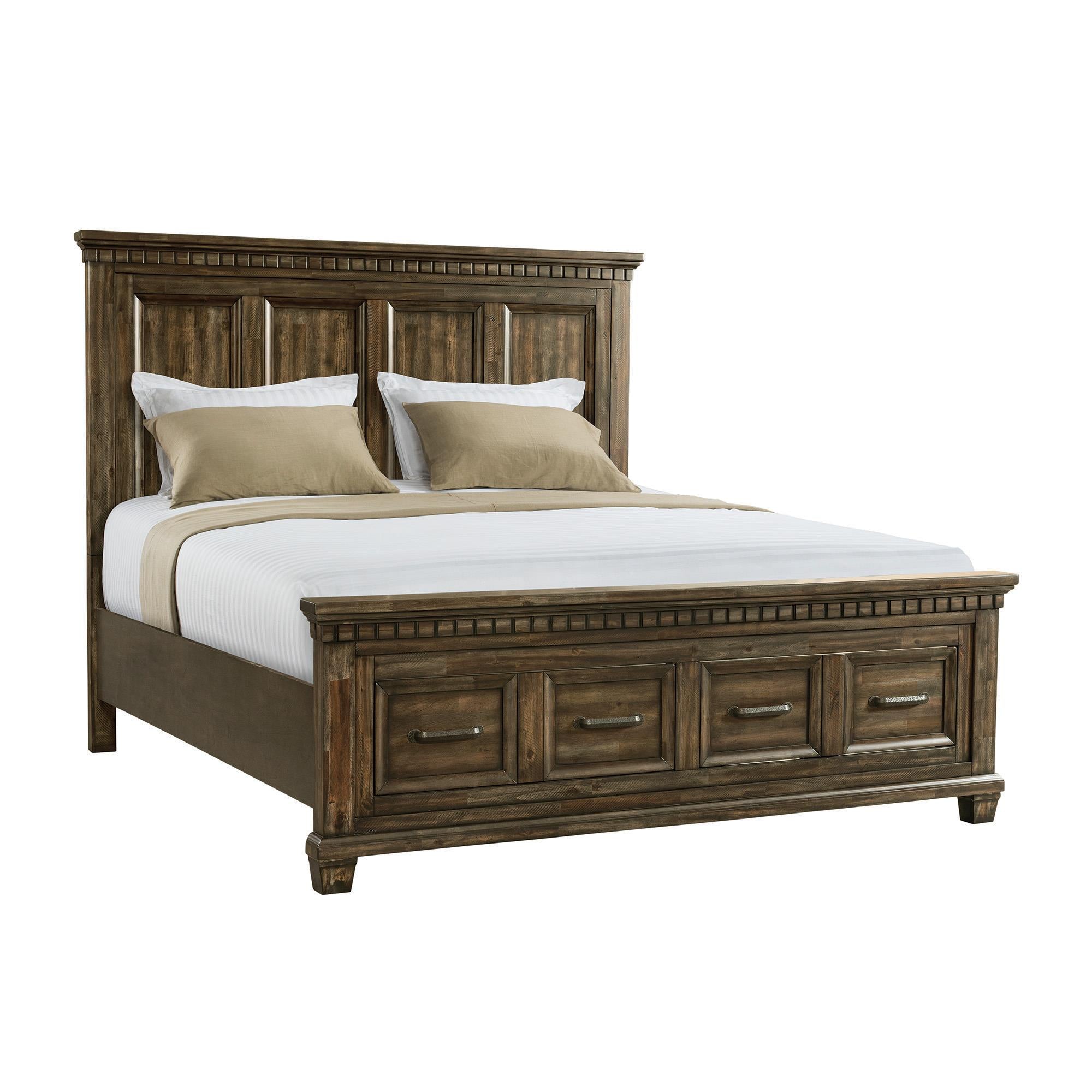 Elements International McCoy B-10530-5-QSB Queen Storage Bed - Image 1