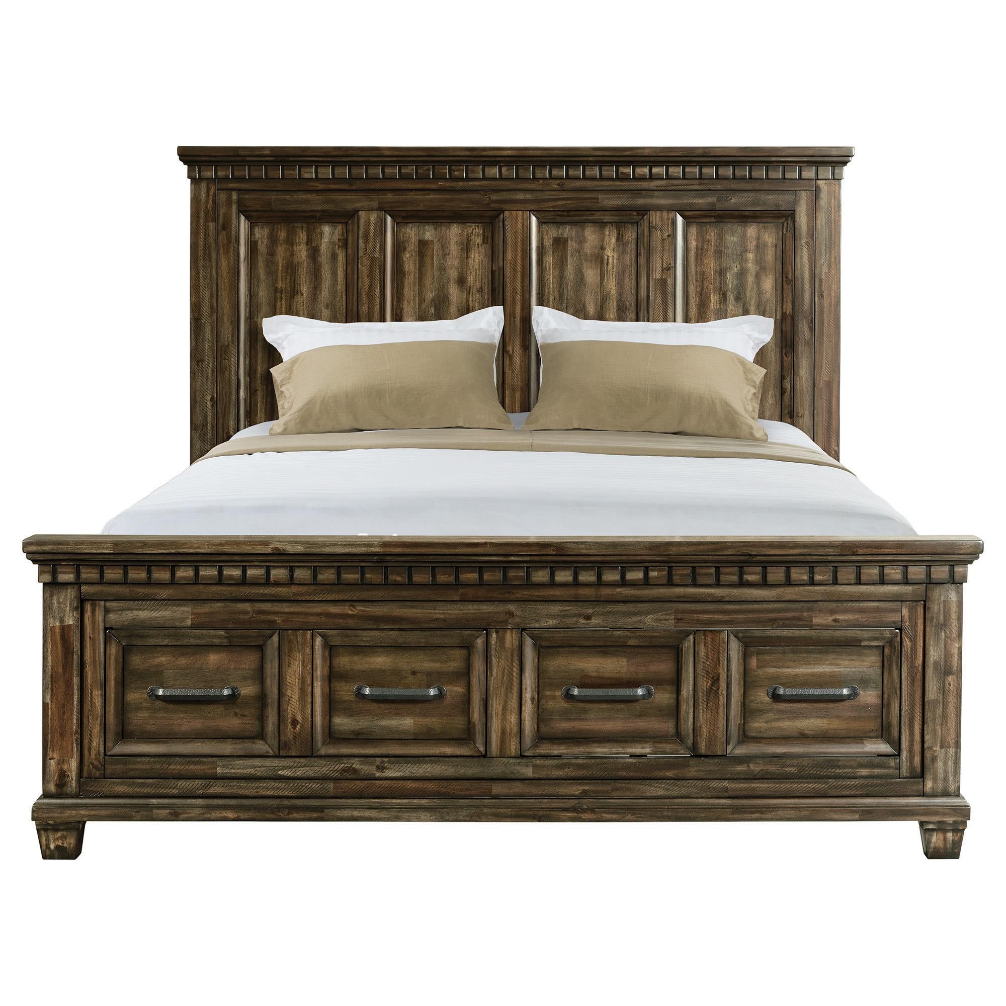 Elements International McCoy B-10530-5-QSB Queen Storage Bed - Image 3