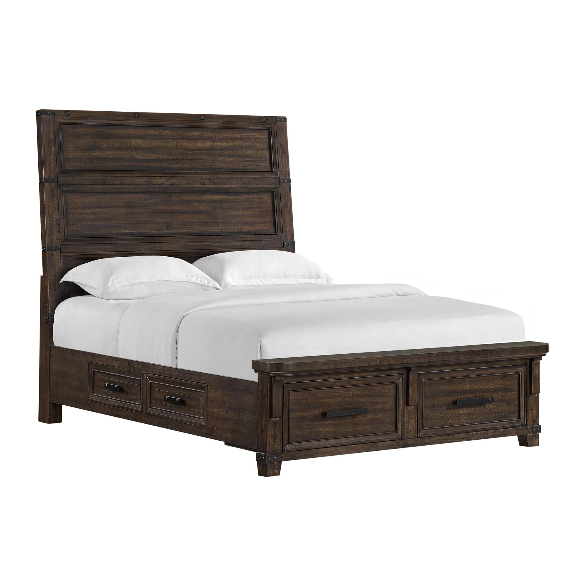 Elements International Colorado City B-13010-8-QSB Queen Storage Bed - Image 1
