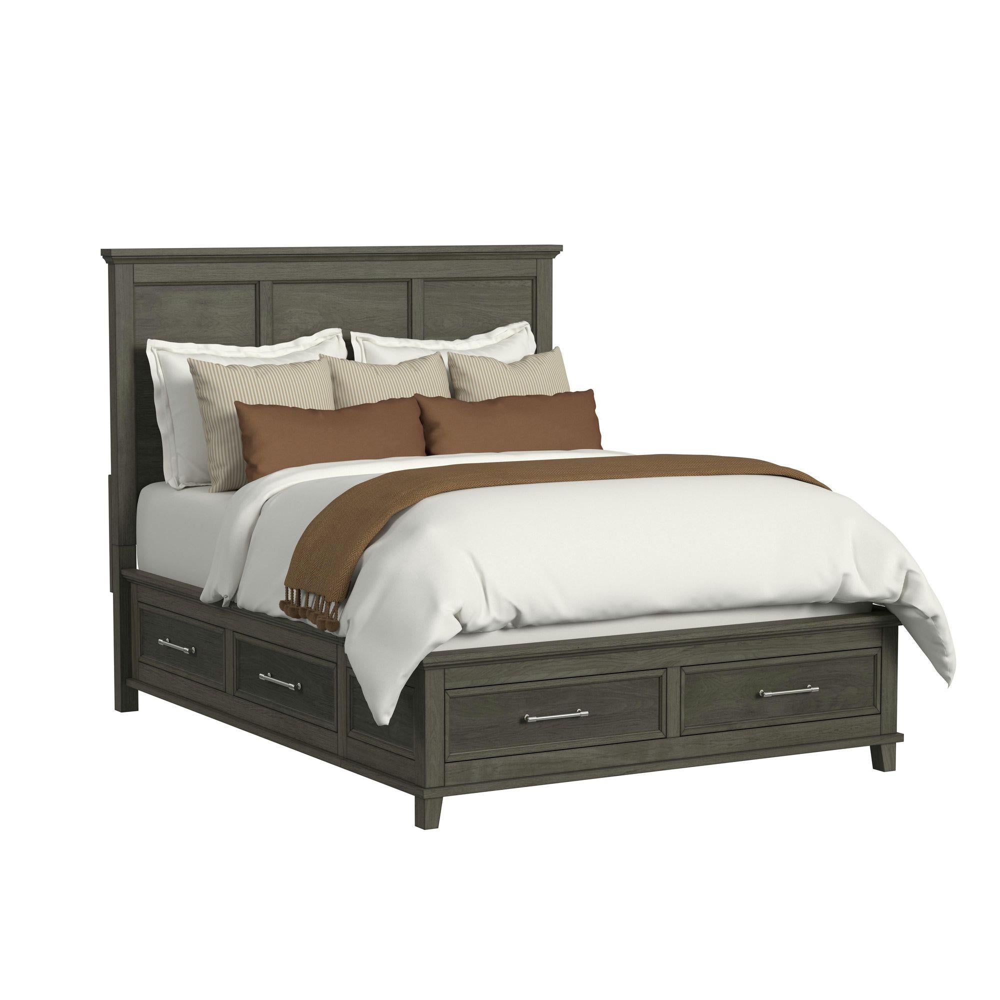 Elements International Canterbury B-13030-3-QSB Queen Storage Bed - Image 1