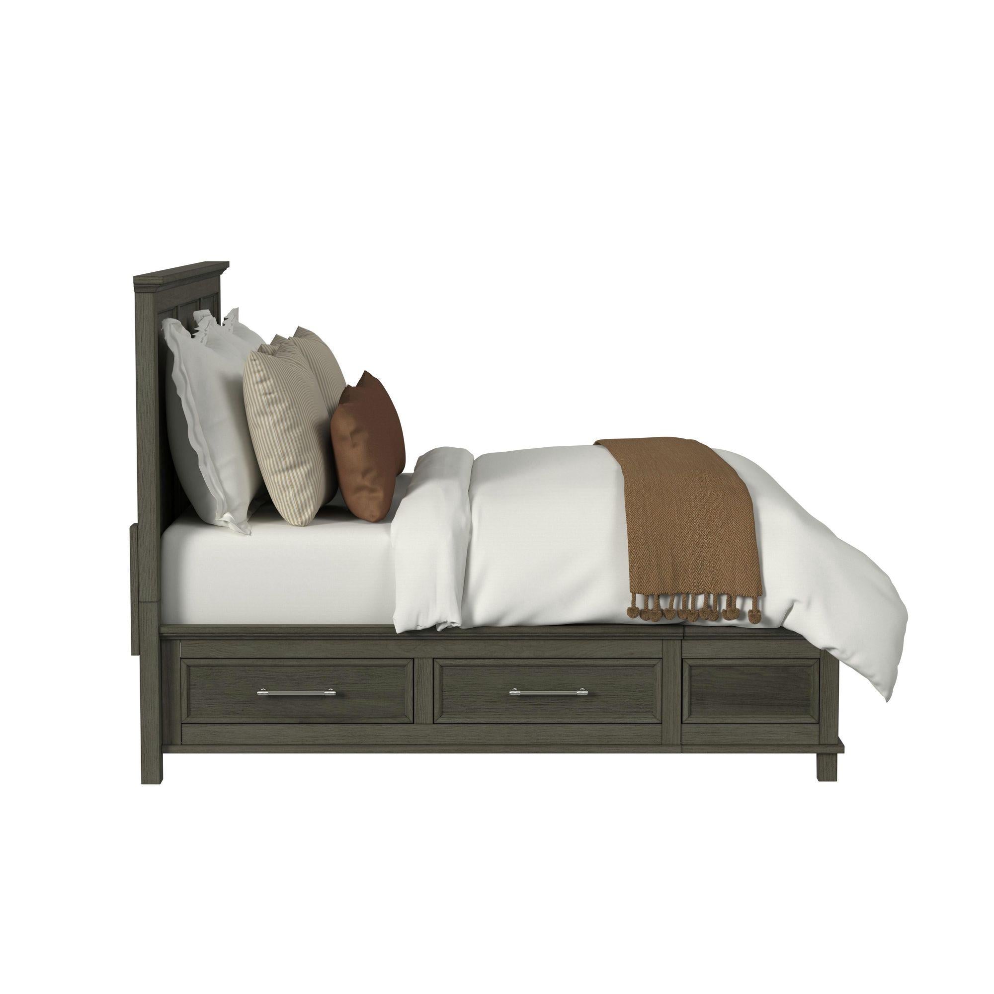Elements International Canterbury B-13030-3-QSB Queen Storage Bed - Image 3