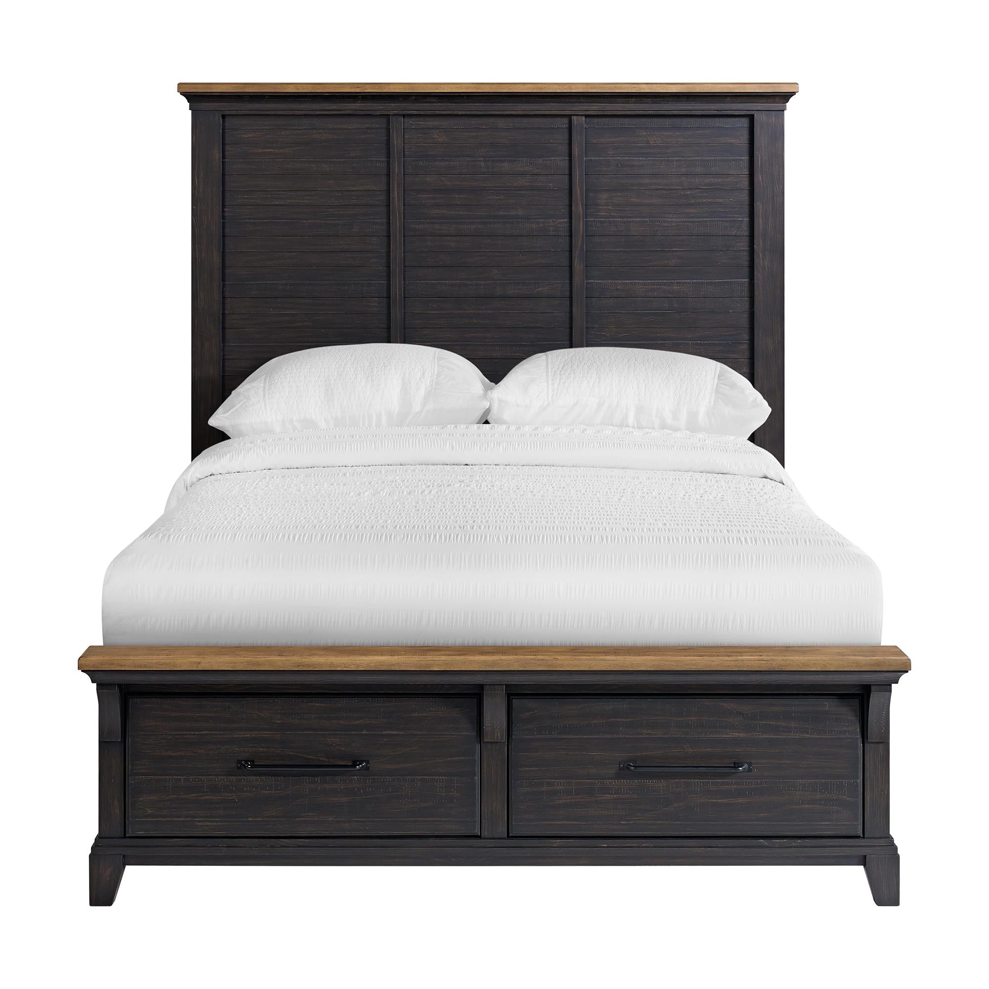 Elements International Montrose B-16670-5-QSB Queen Storage Bed - Image 2
