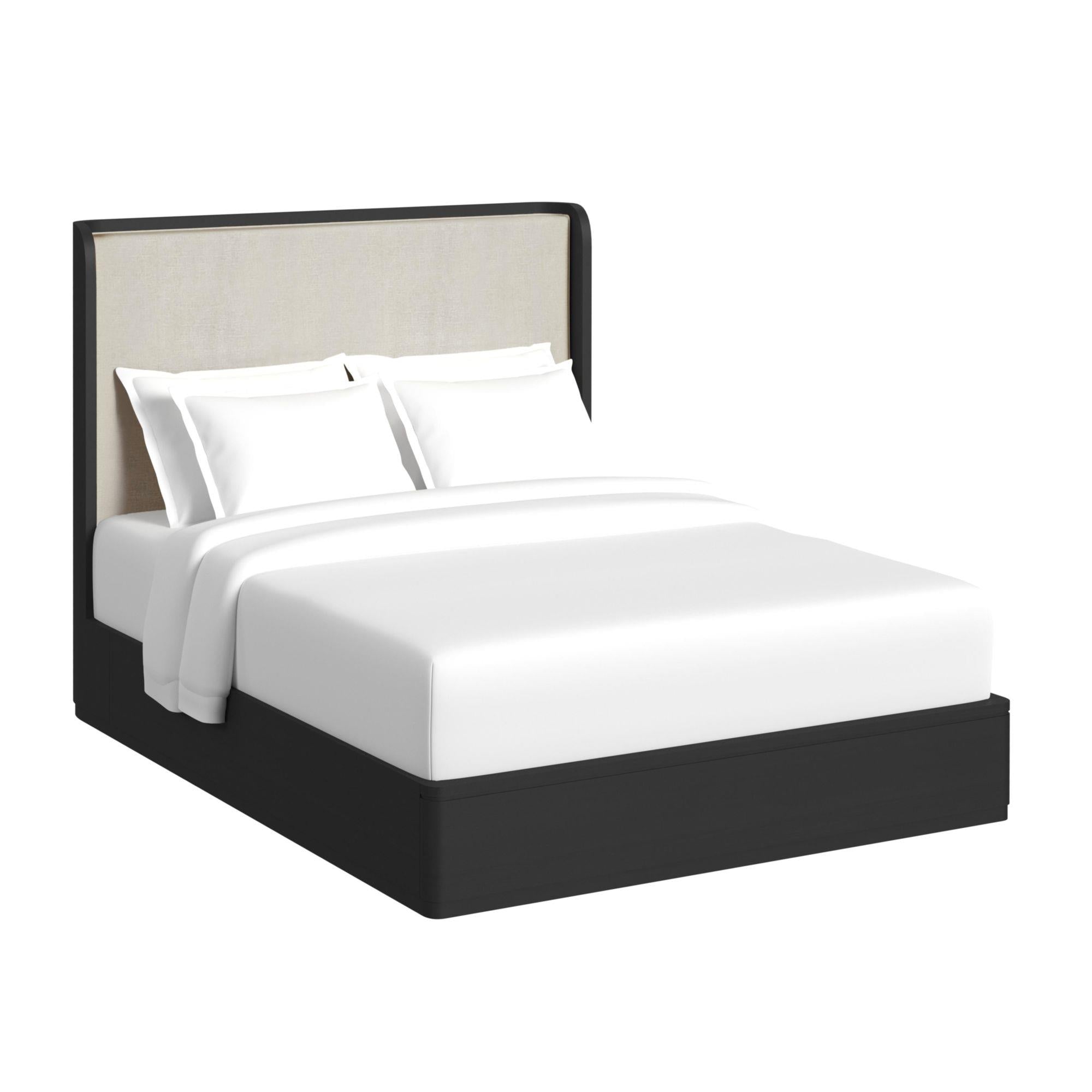 Elements International Rosalie B-16860-8-QB Queen Upholstered Bed - Image 1