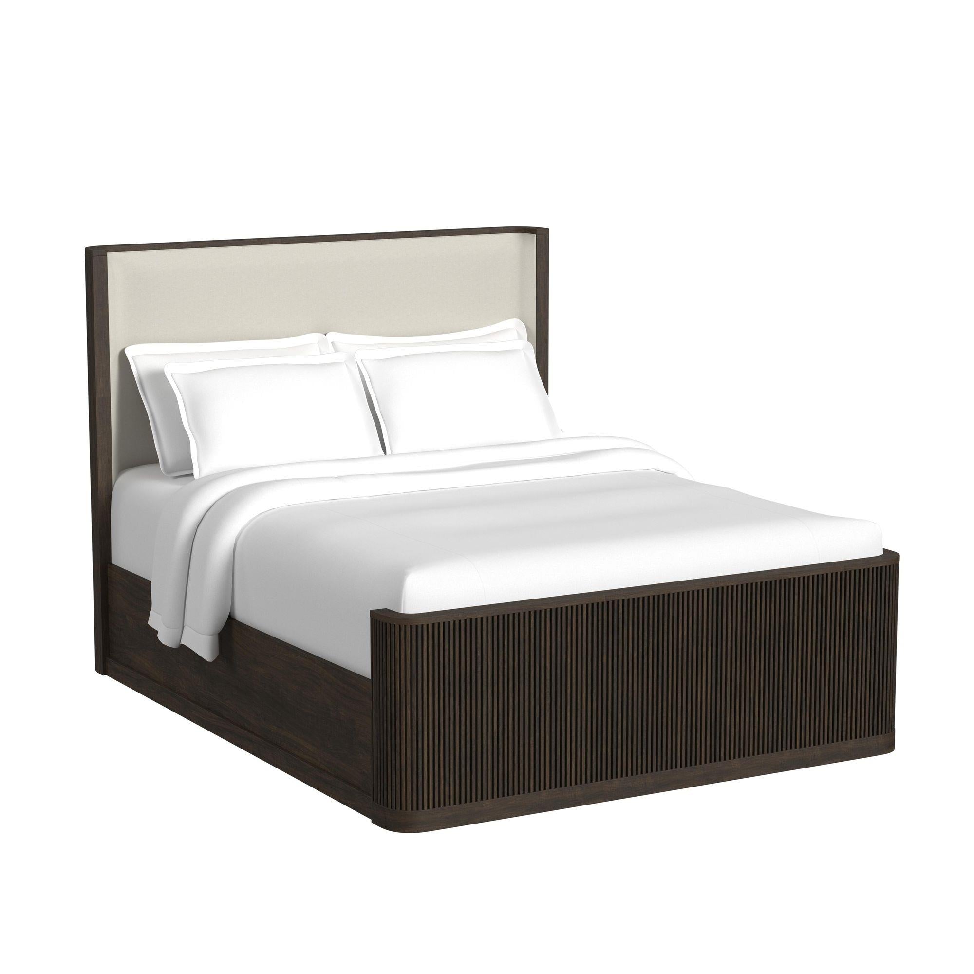Elements International Sylvie B-16000-5-QUB Queen Upholstered Bed - Image 1