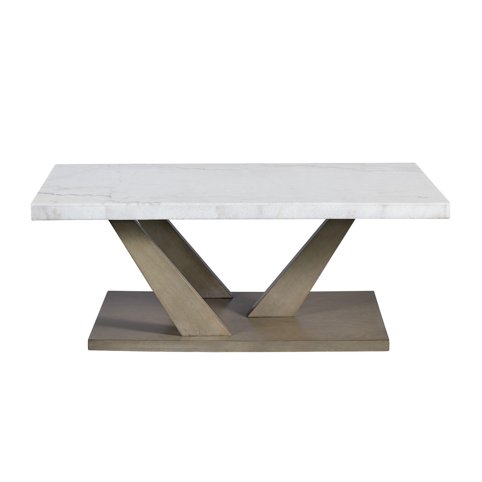 Elements International Greta T.6850.CT Rectangular Coffee Table - Image 2