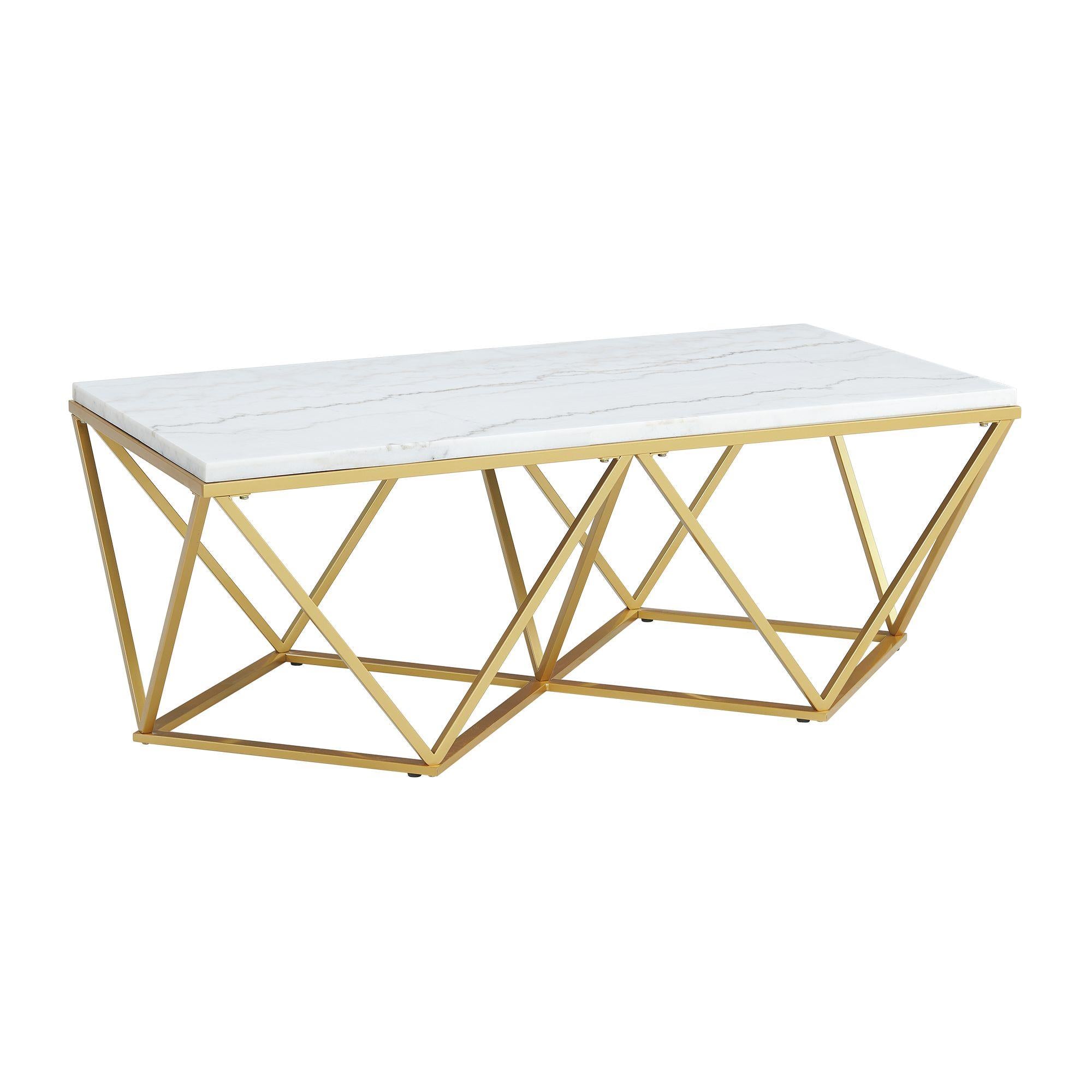 Elements International Riko CRK120CT Rectangular Coffee Table
