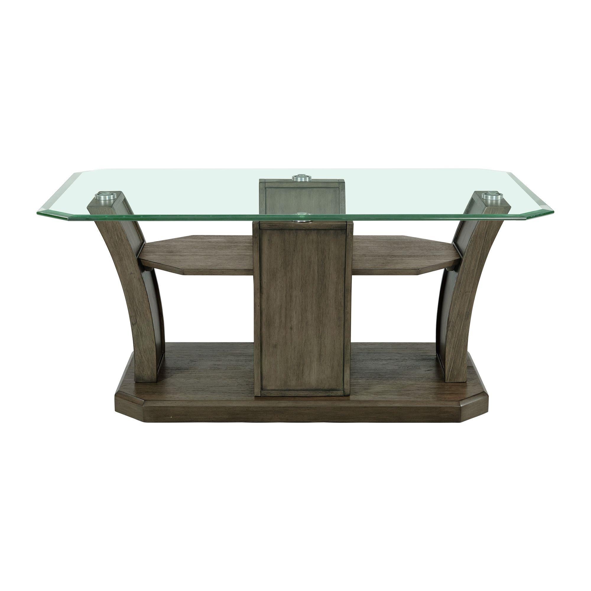 Elements International Dapper TPR350CT Rectangular Coffee Table - Image 2