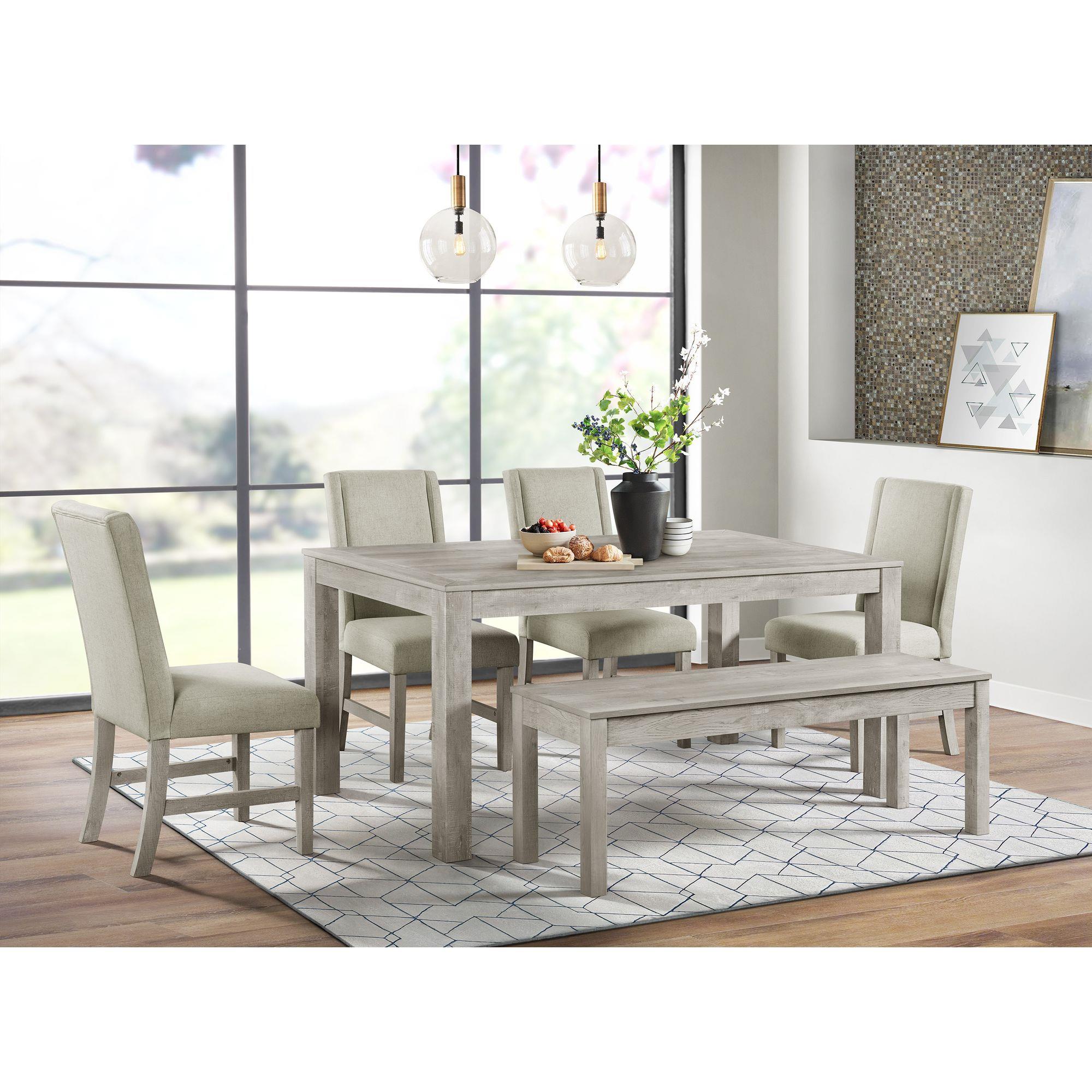 Elements International Eleanor D-6460-3-DT Rectangular Dining Table - Image 3