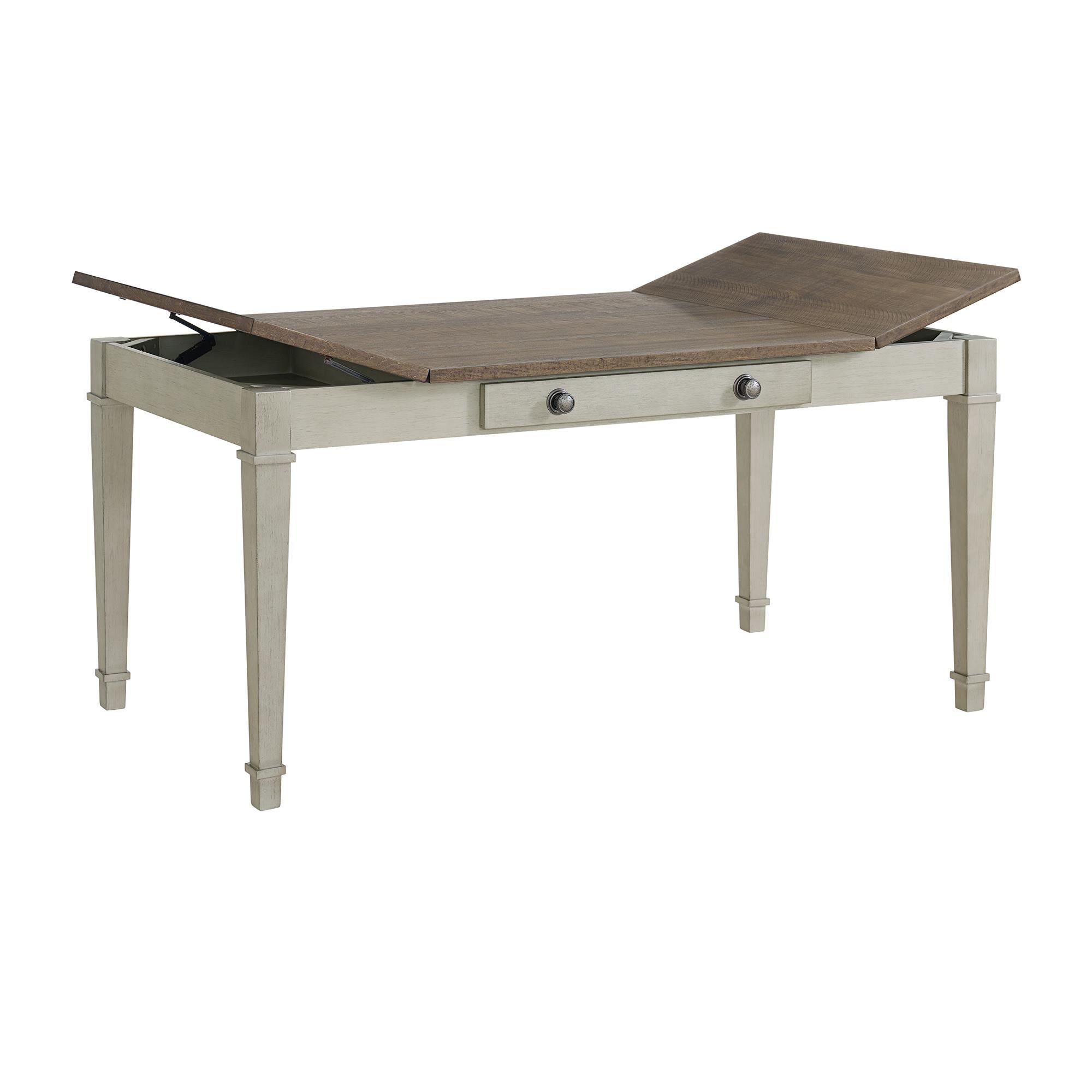 Elements International Farmington D-9890-7-DT Rectangular Dining Table - Image 3