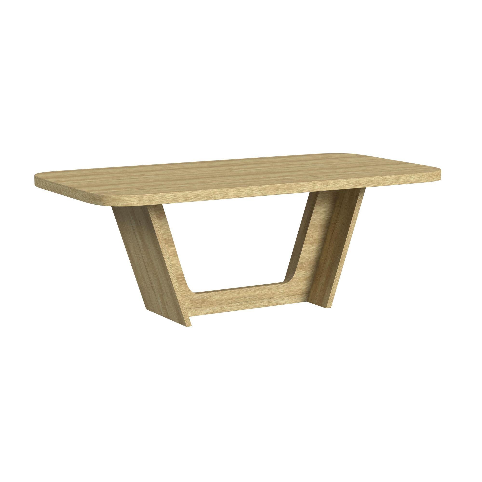 Elements International Ridgemont D-14440-6-DT Rectangular Dining Table - Image 1
