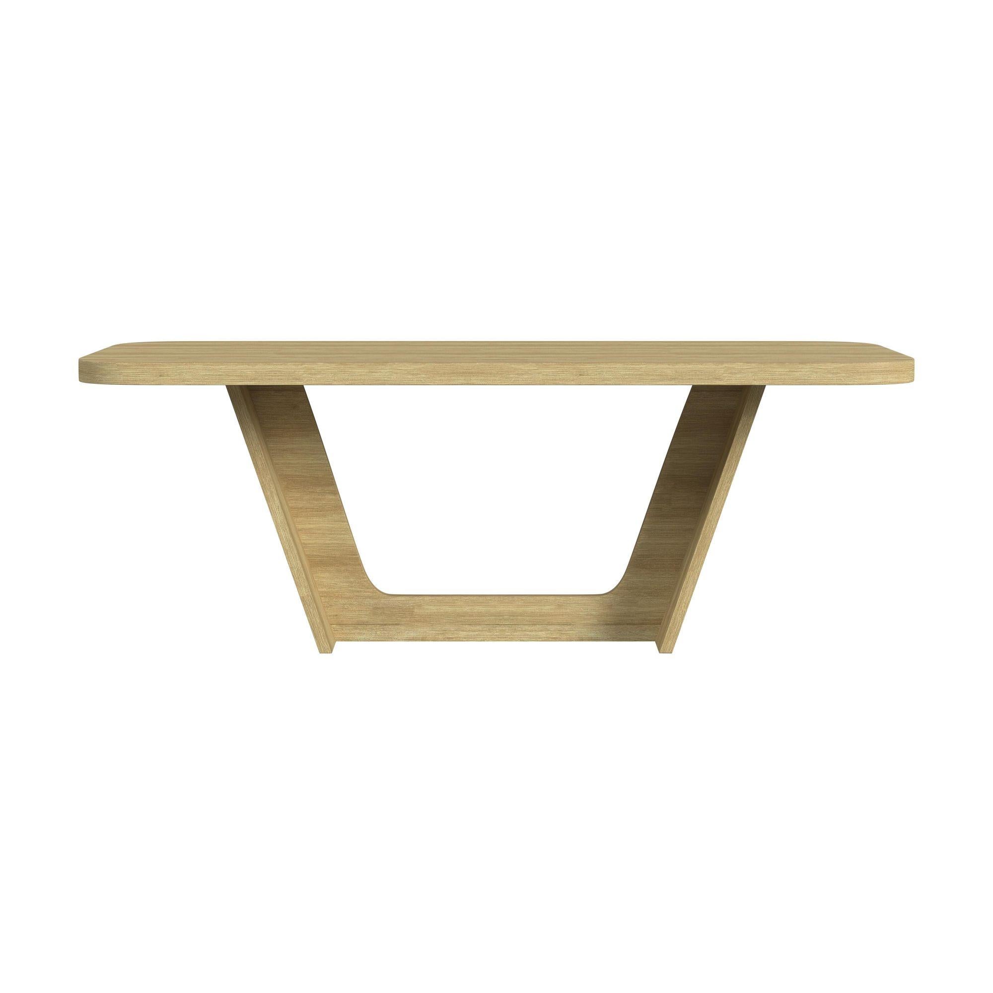 Elements International Ridgemont D-14440-6-DT Rectangular Dining Table - Image 2