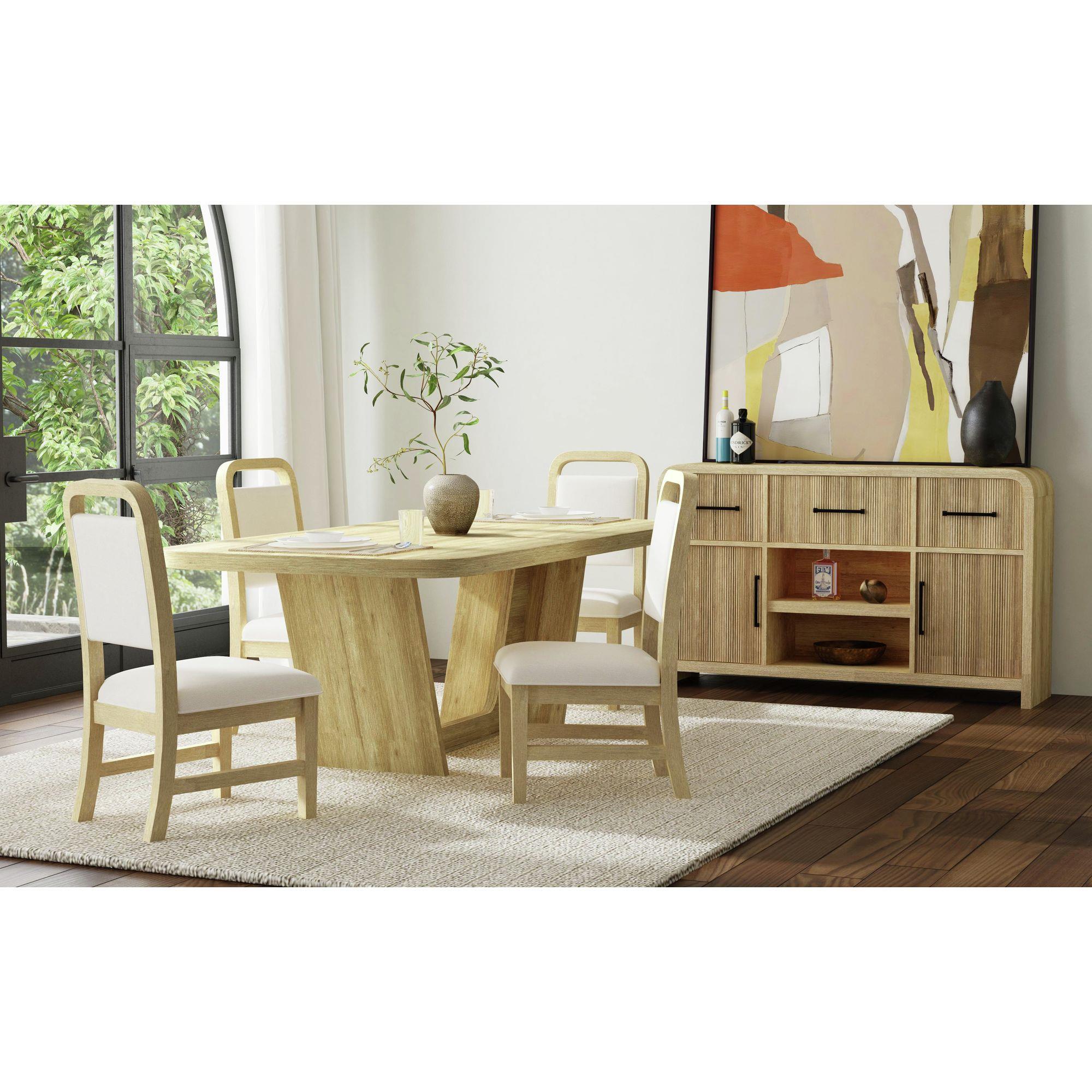 Elements International Ridgemont D-14440-6-DT Rectangular Dining Table - Image 3