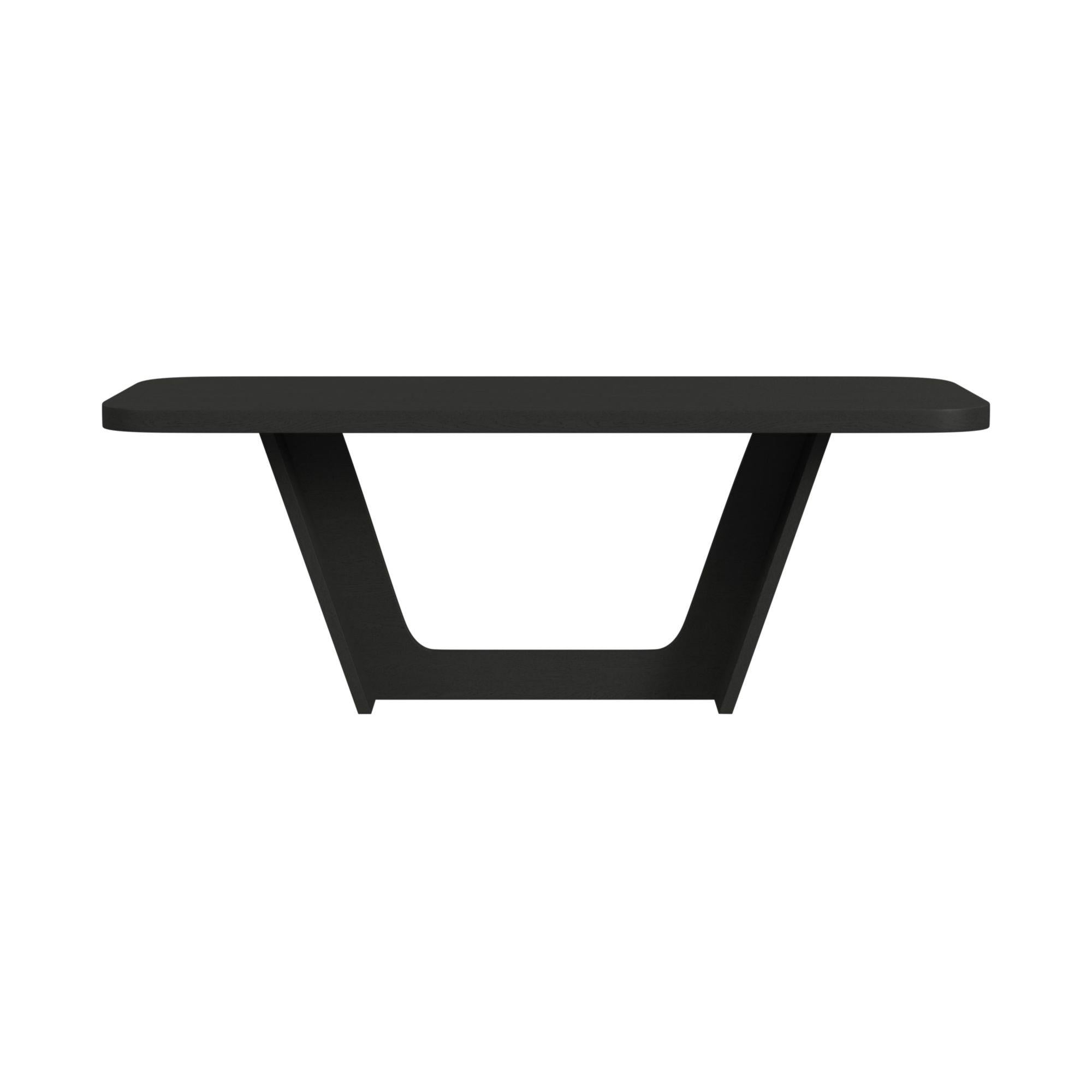 Elements International Ridgemont D-14440-8W-DT Rectangular Dining Table - Image 2