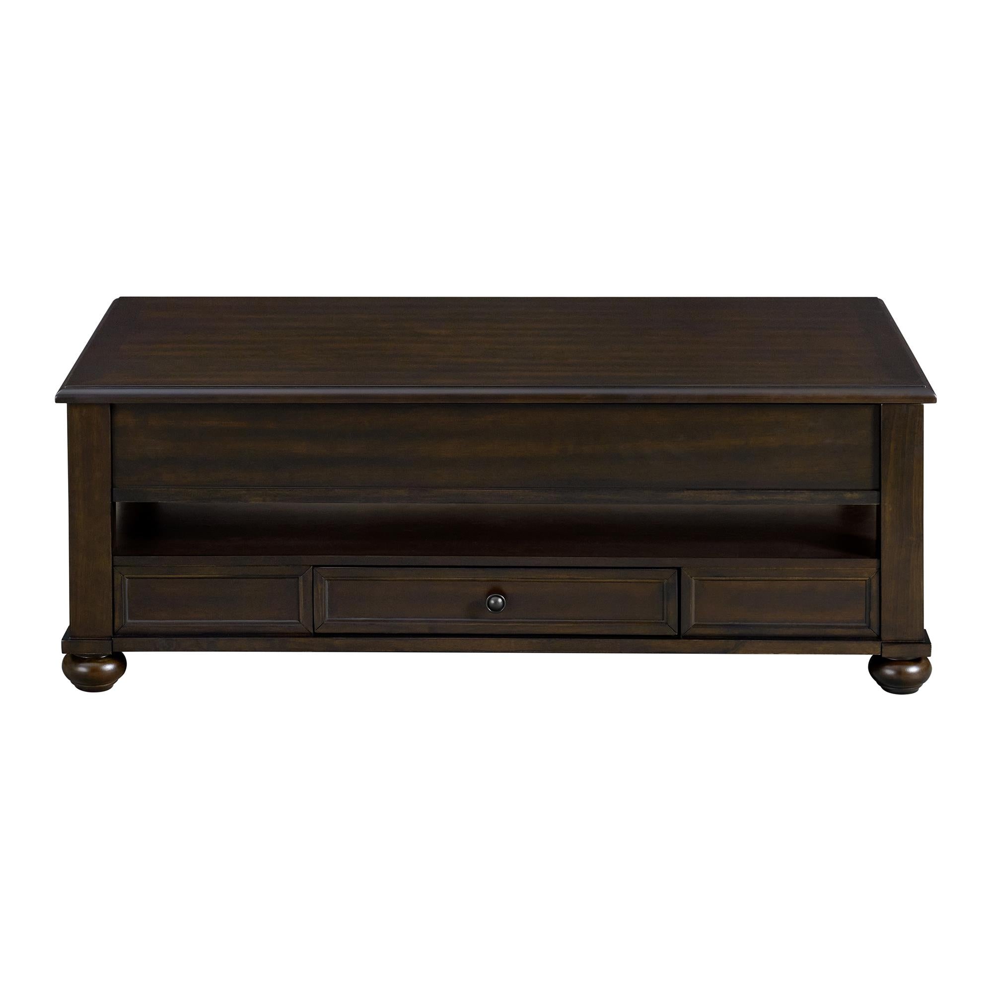 Elements International Wagner T-15740-5-RCT Rectangular Lift-Top Coffee Table - Image 3
