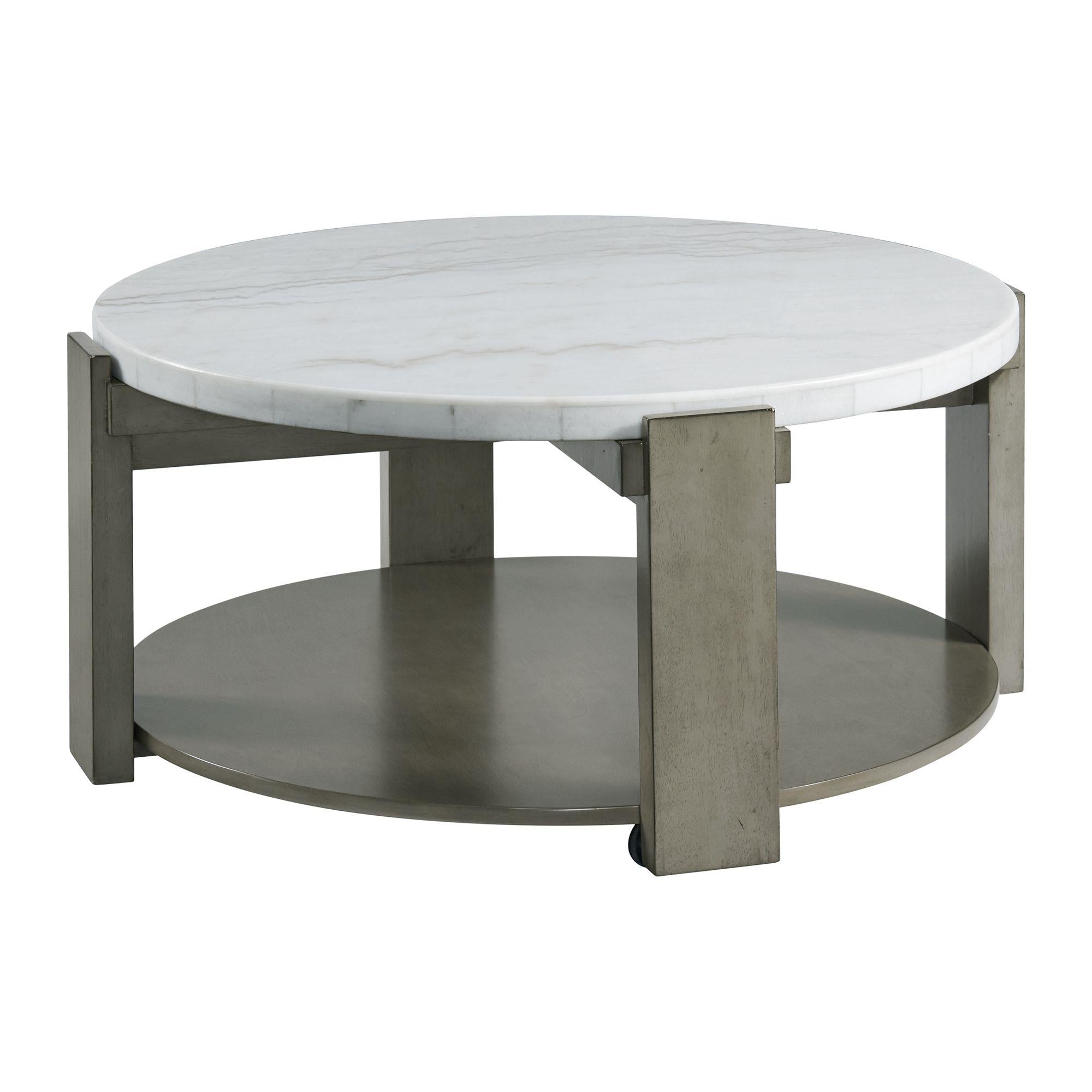 Elements International Rosamel T.17820.CT Round Coffee Table