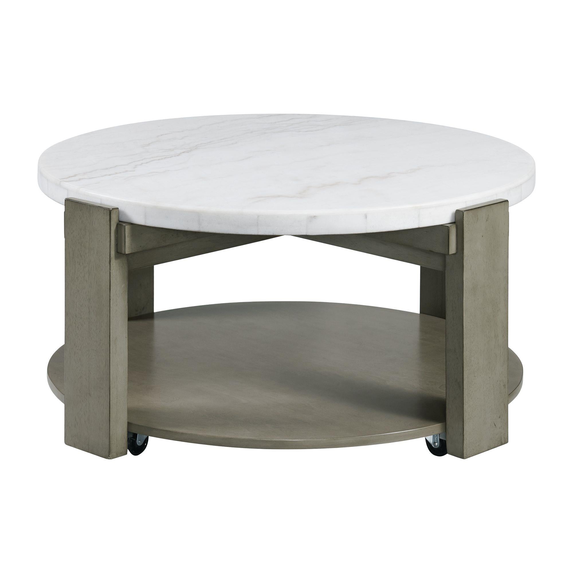 Elements International Rosamel T.17820.CT Round Coffee Table - Image 2