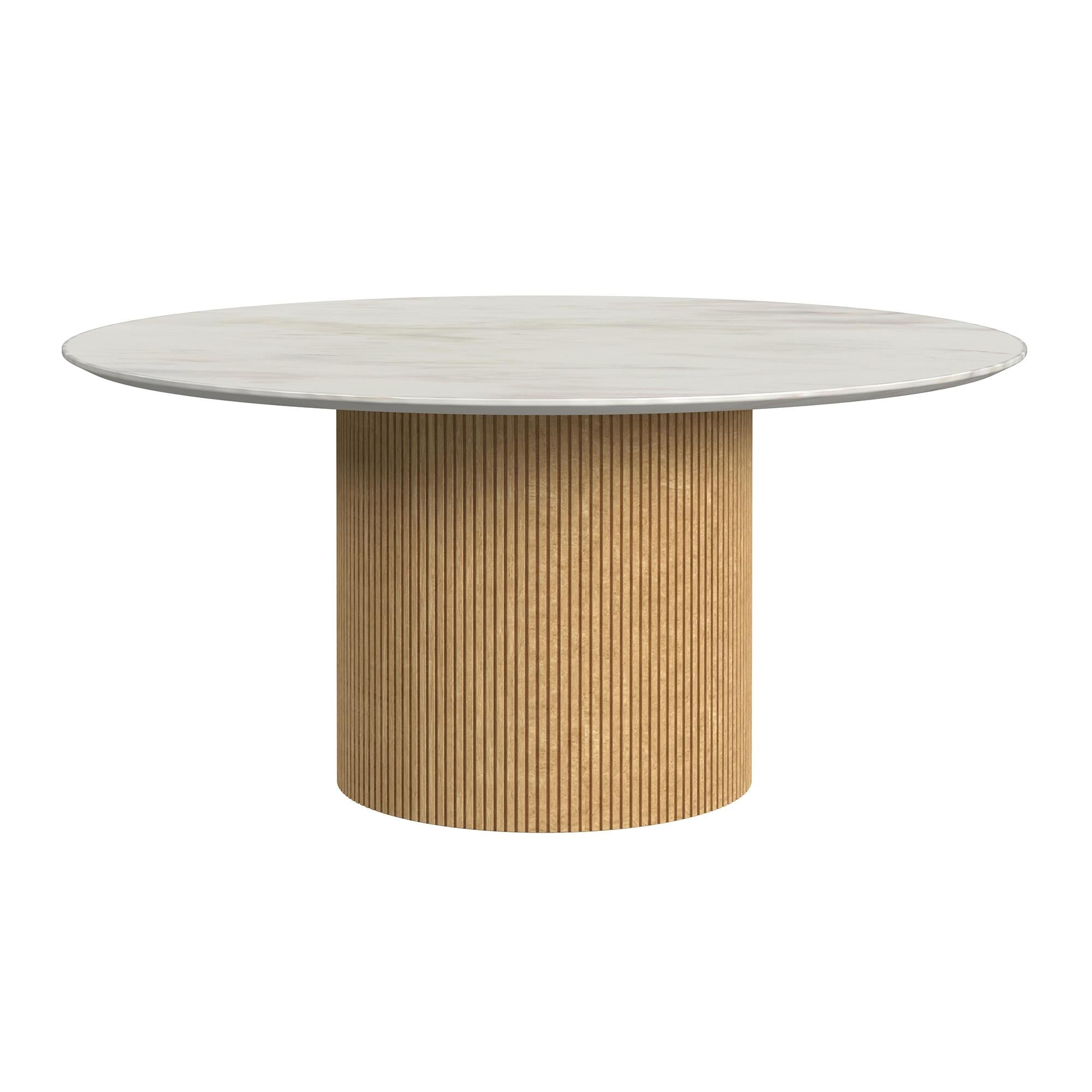 Elements International Sylvie T-16000-6-RCT Round Coffee Table