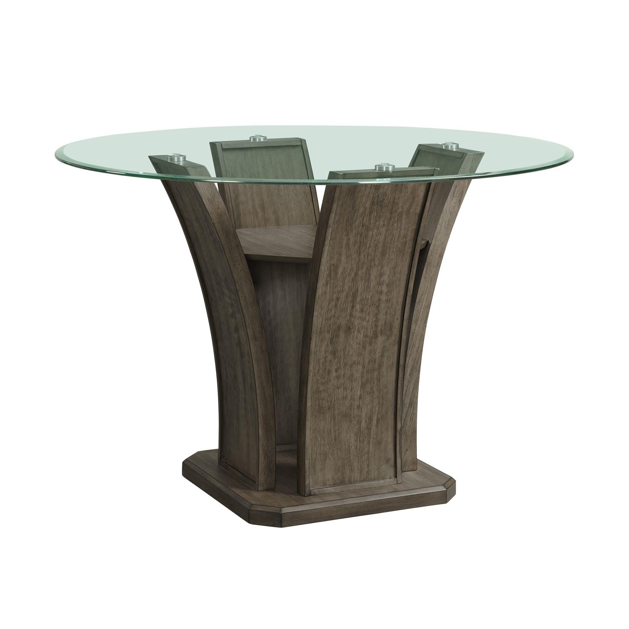 Elements International Dapper DPR300RCDTTB Round Counter Table - Image 1