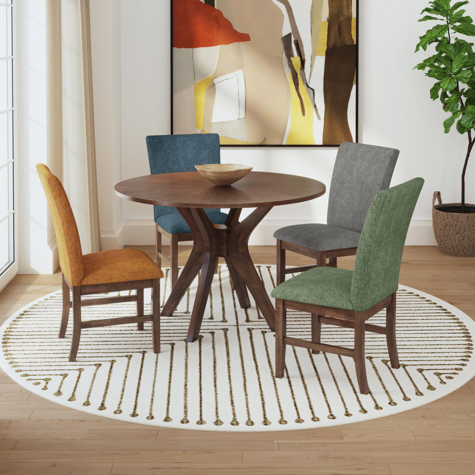 Elements International Santa Barbara D-16550-5-RDT Round Dining Table - Image 3