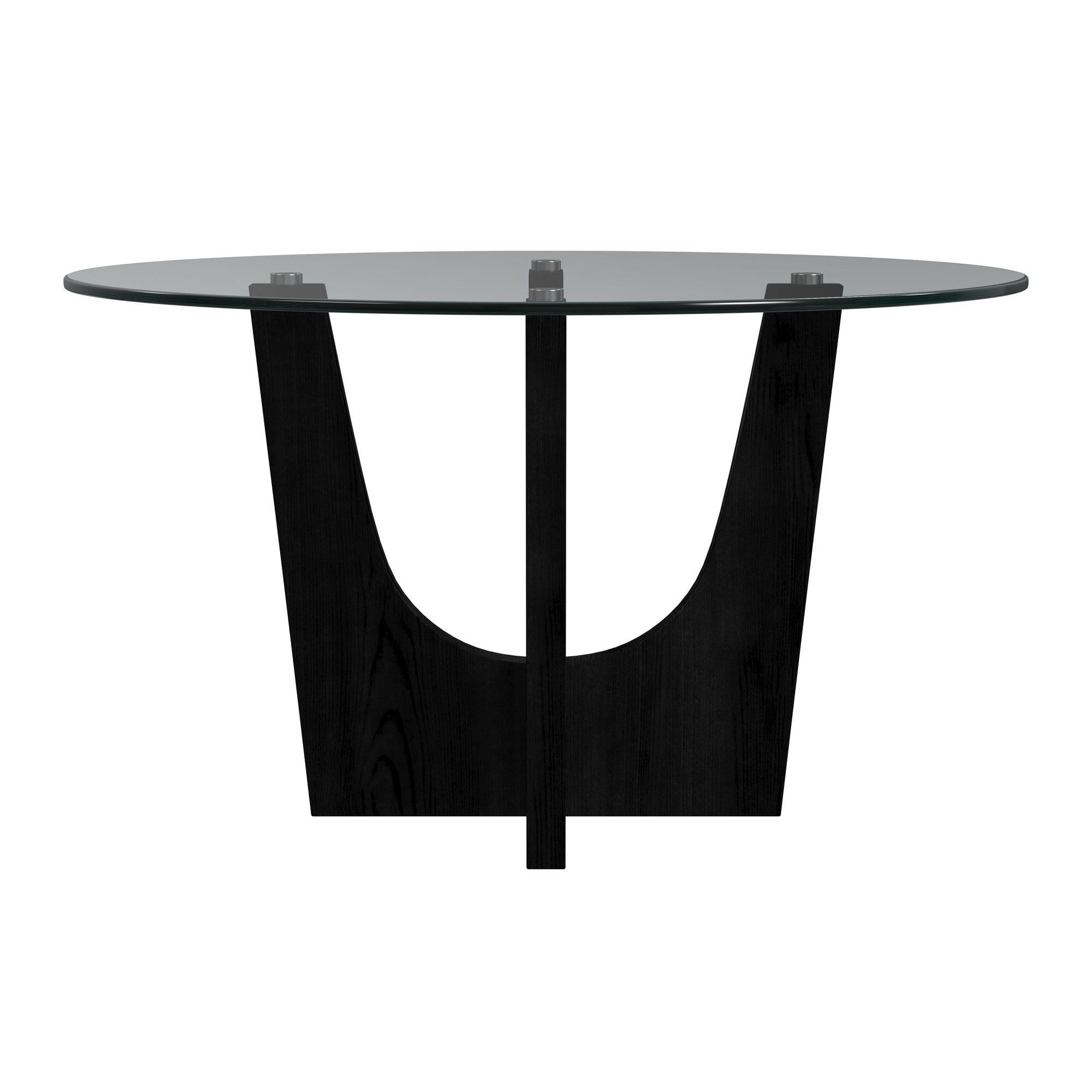 Elements International Oregon D-17380-8-DT3 Round Dining Table - Image 2