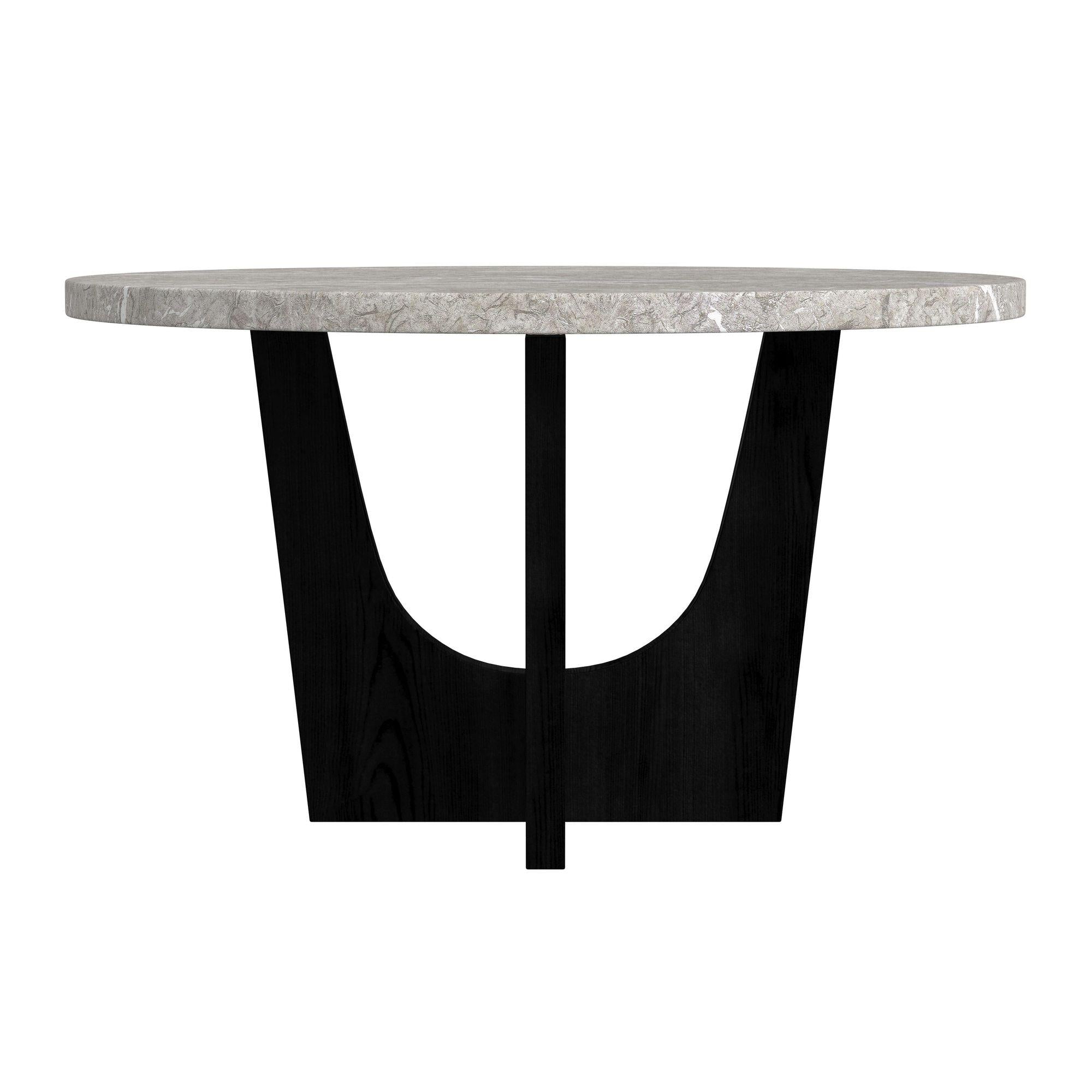 Elements International Oregon D-17380-8-DT2 Round Dining Table - Image 2