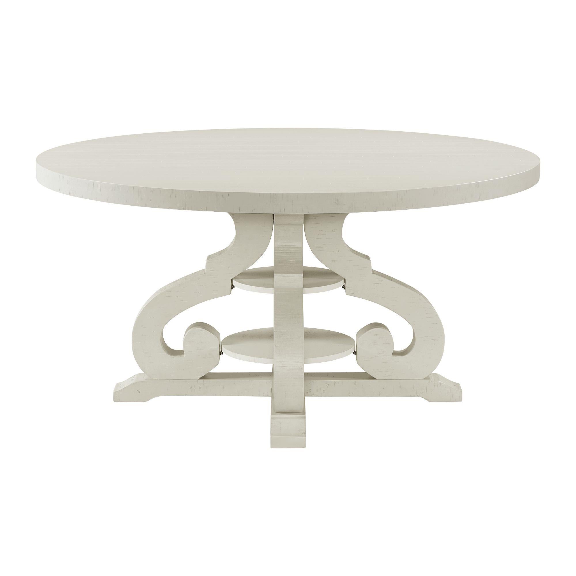 Elements International Stone DST780DT Round Dining Table - Image 2