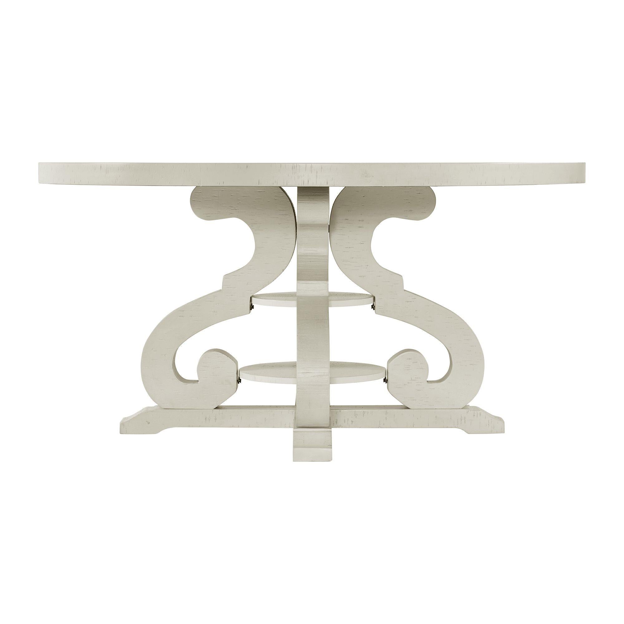 Elements International Stone DST780DT Round Dining Table - Image 3