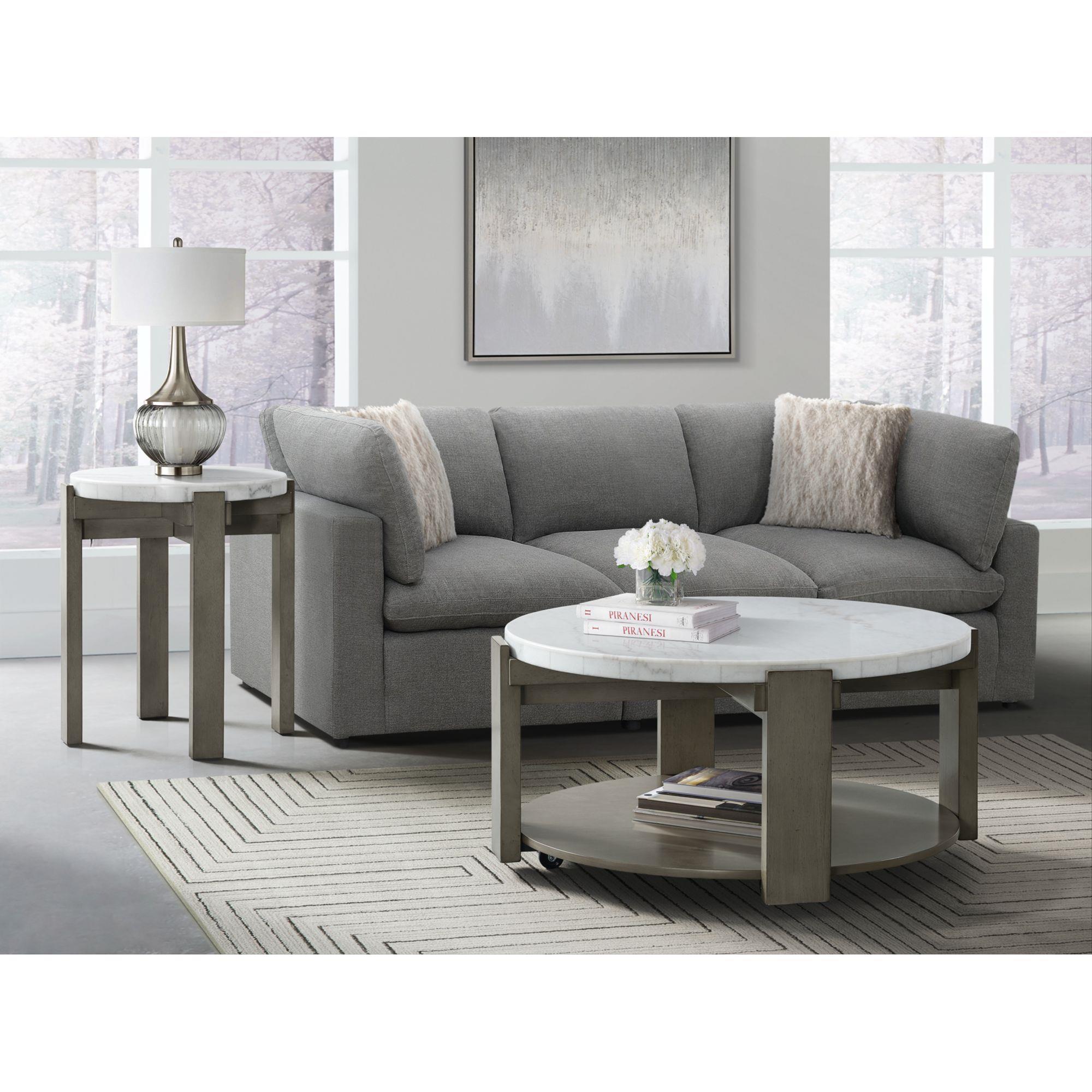 Elements International Rosamel T.17820.ET Round End Table - Image 3