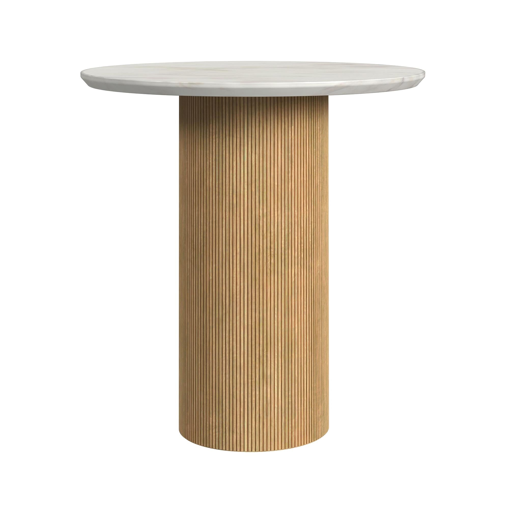 Elements International Sylvie T-16000-6-RET Round End Table