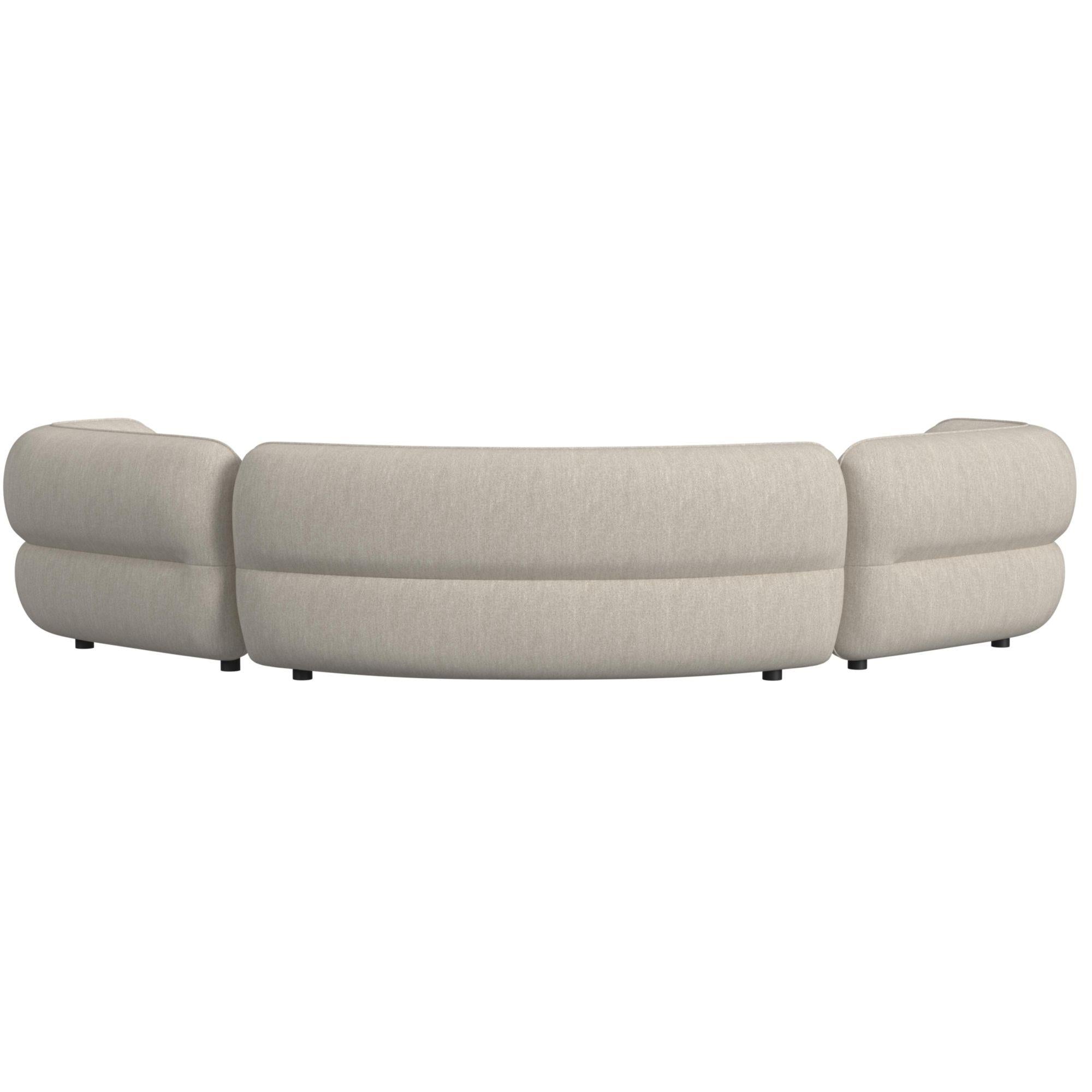 Elements International Four Seasons U-15310-11110-SS Sectional Set - Image 3