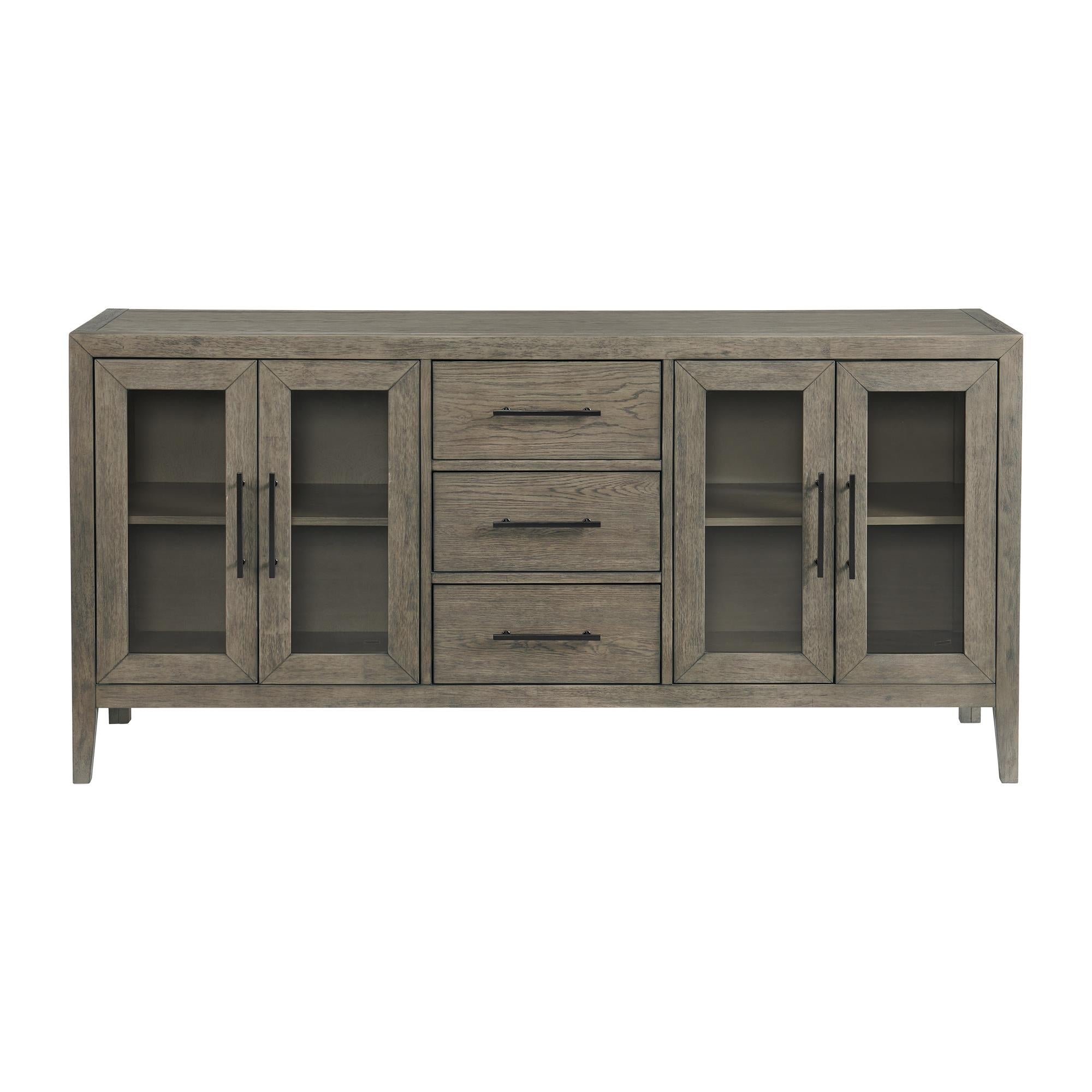 Elements International Versailles Contemporary D-3690-6-SV Server - Image 2