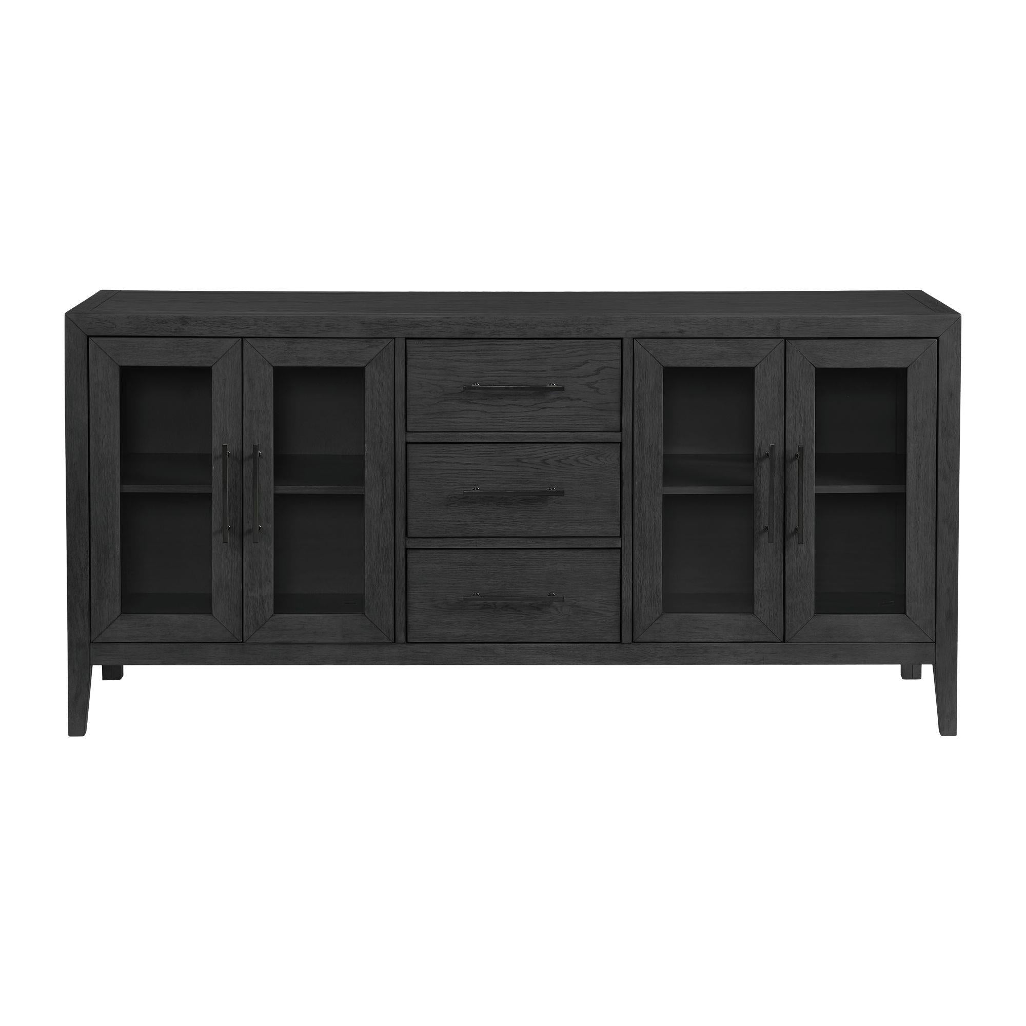 Elements International Versailles Contemporary D-3690-8-SV Server - Image 2