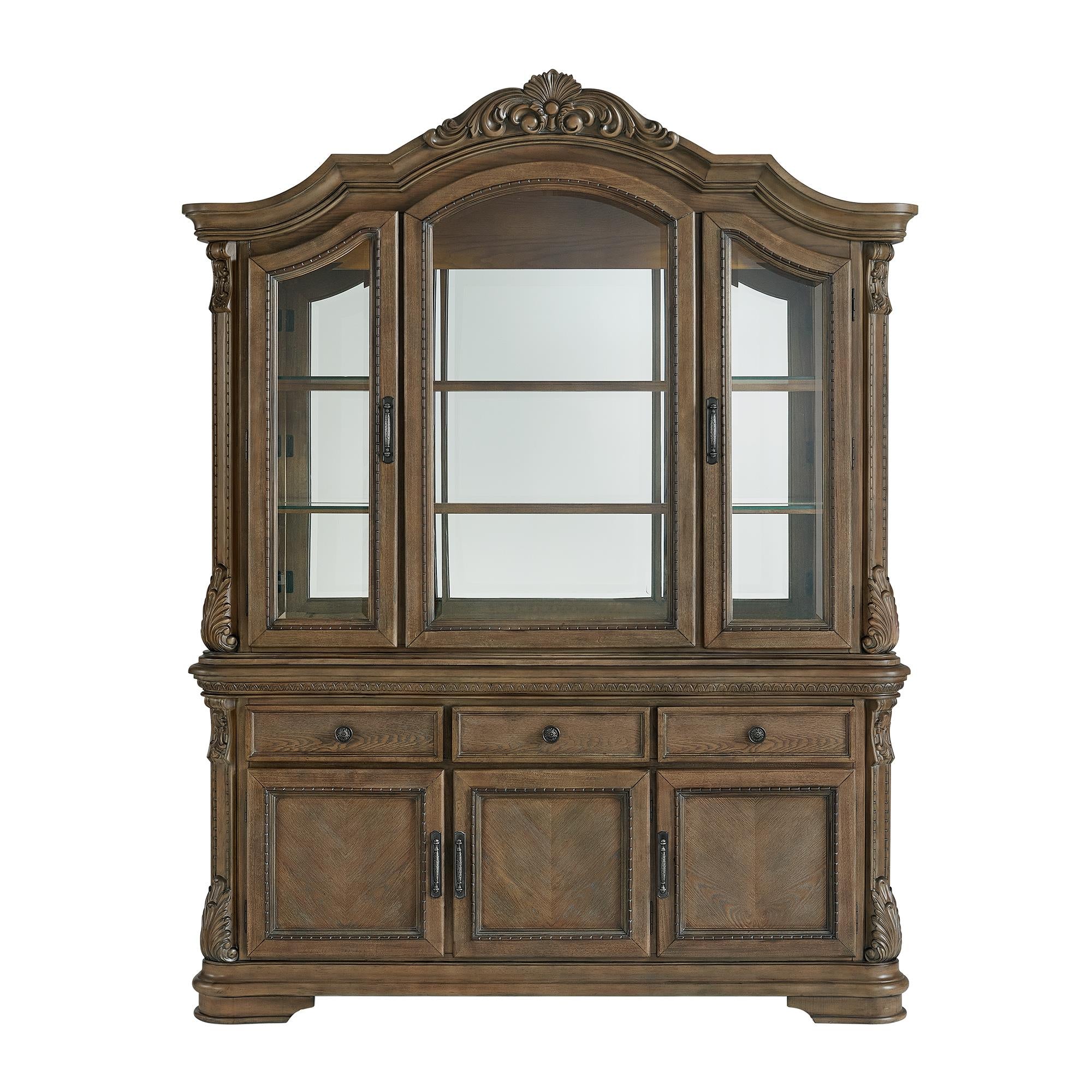 Elements International Madison Park DA-10460-5-SVHT Server And Hutch - Image 2