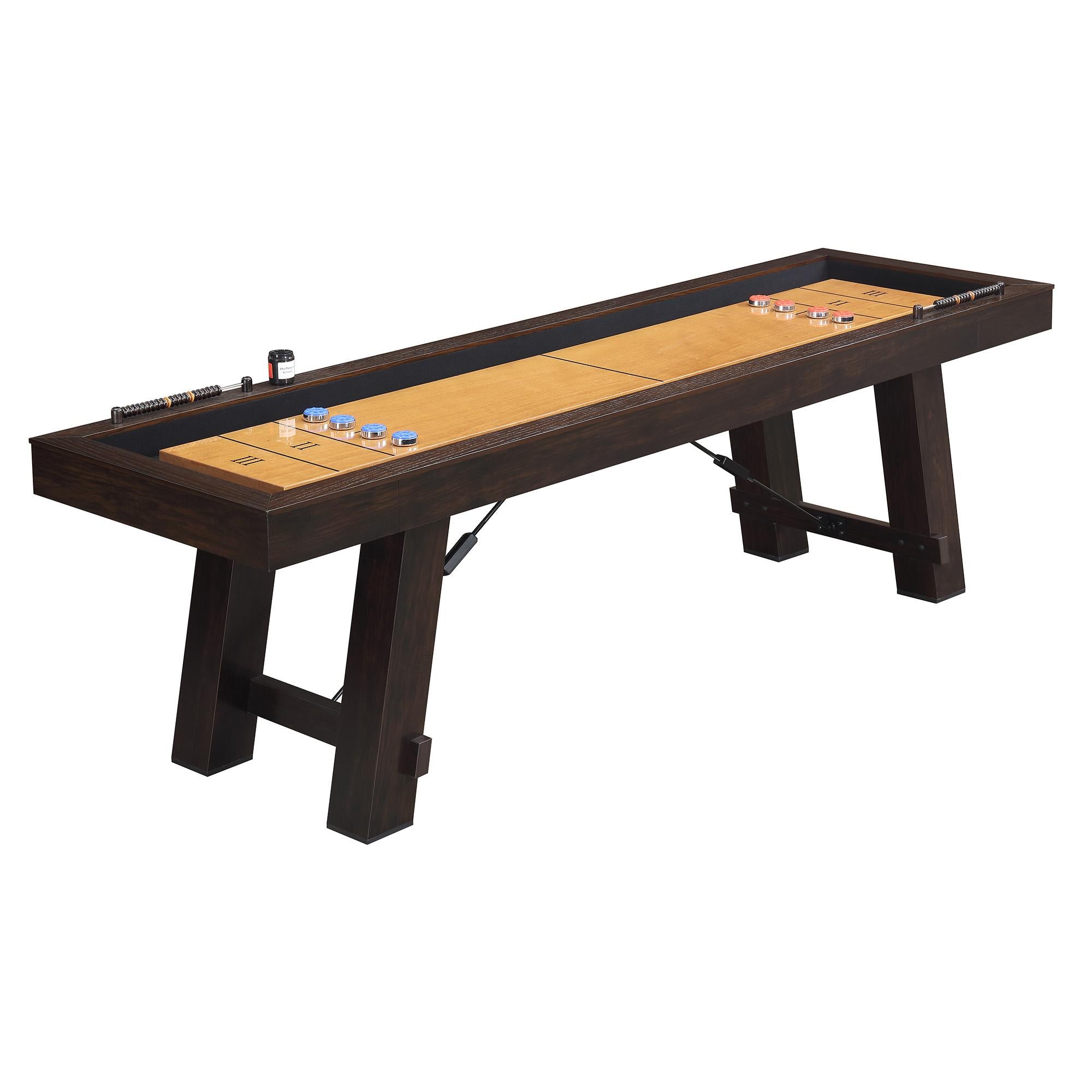 Elements International Titus CTT100ST Shuffleboard Table - Image 1