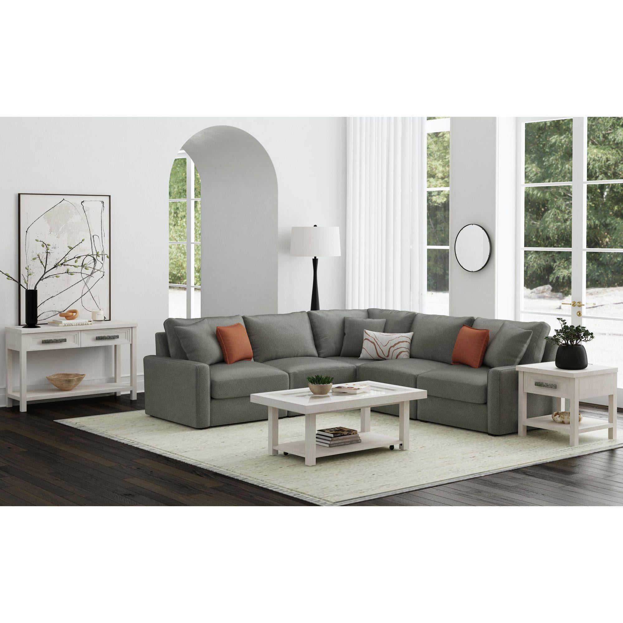 Elements International Avalanche T-11600-7-ST Sofa Table - Image 3