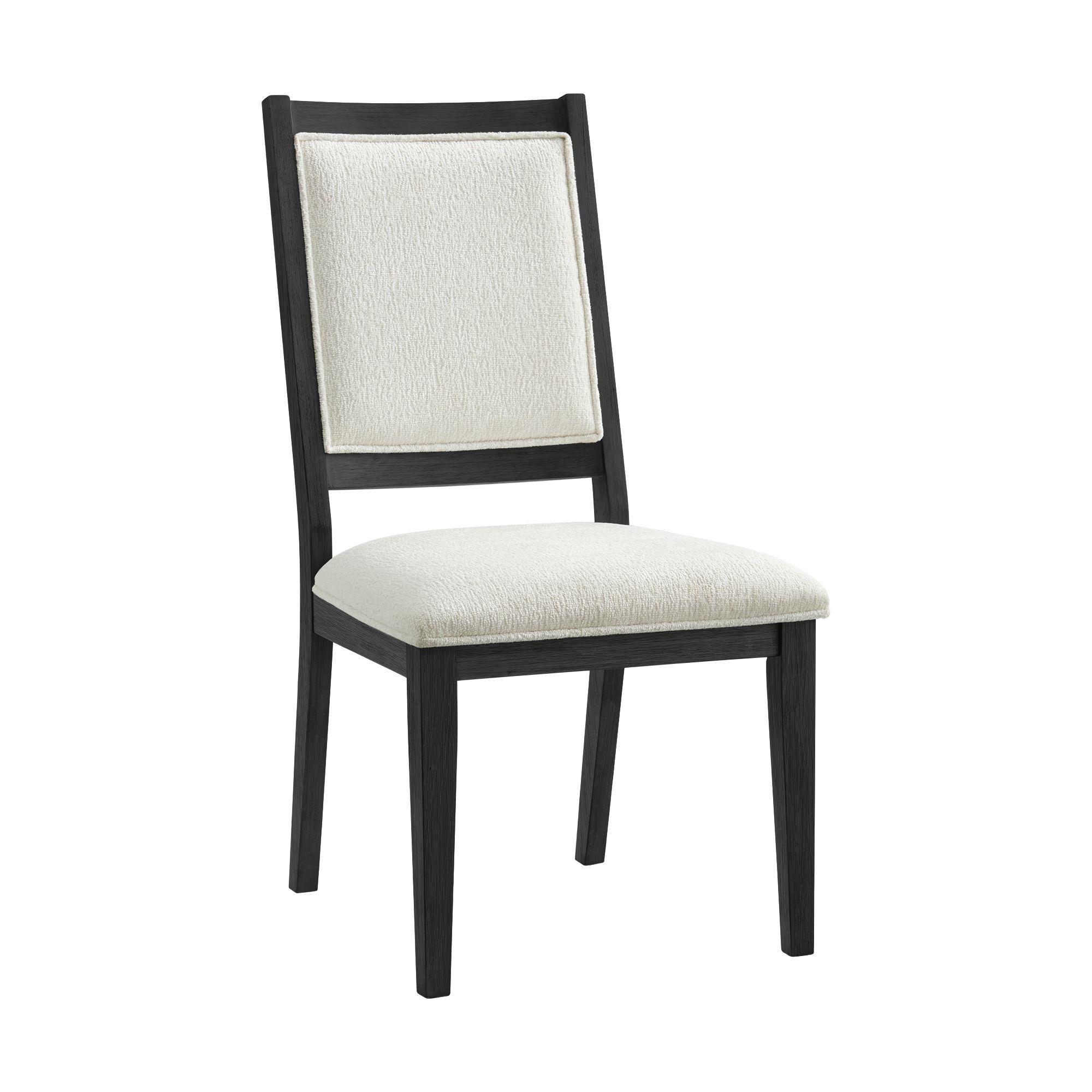Elements International Versailles Contemporary D-3690-8-SC1 Square Back Dining Chair