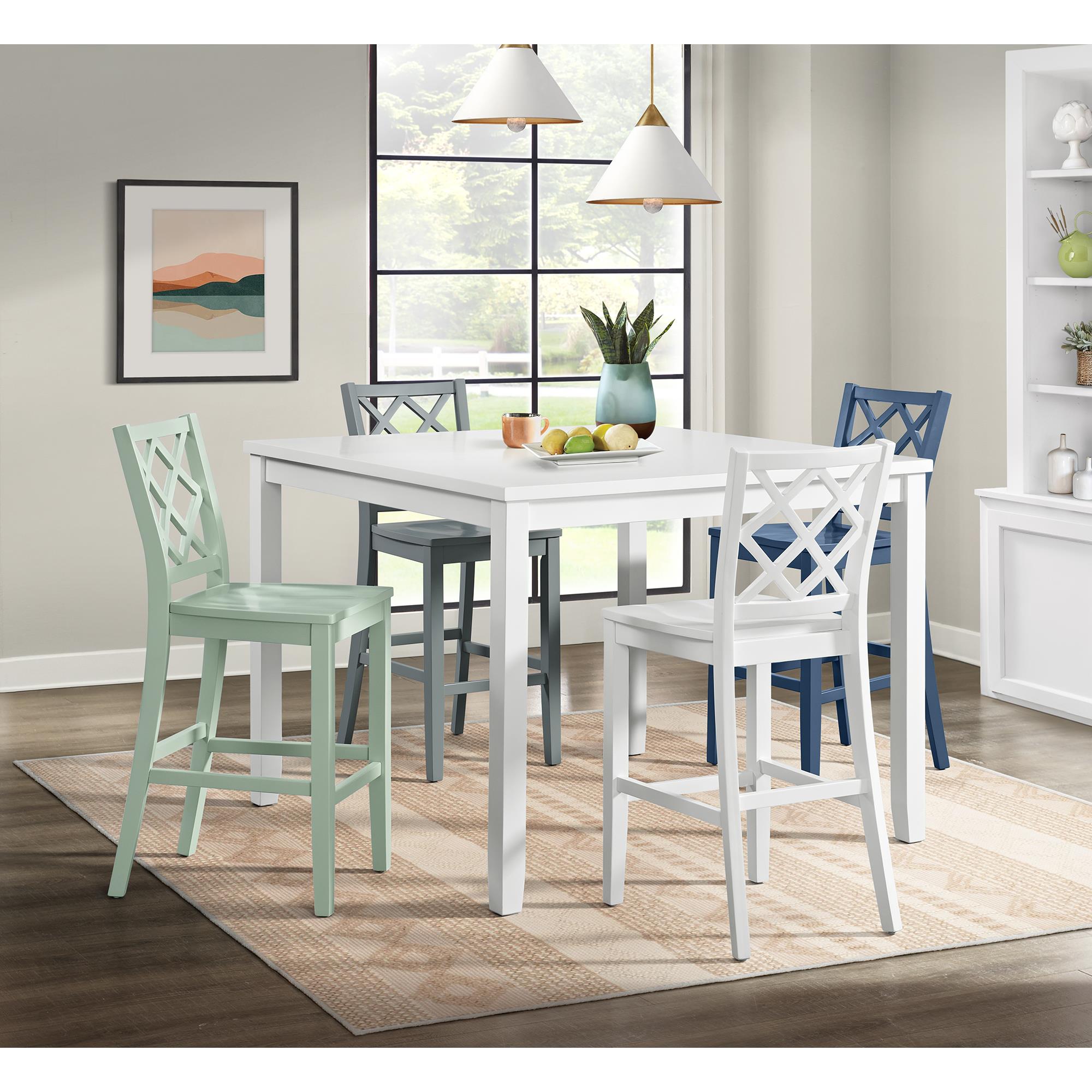 Elements International Kona D-9340-7-SCT Square Counter Table - Image 3